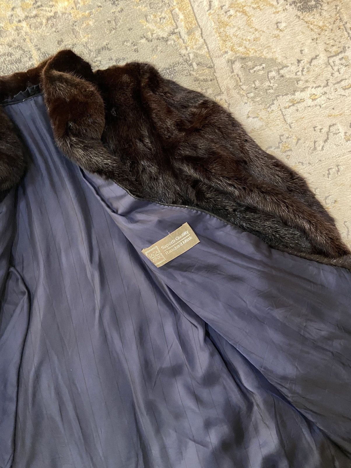 Sagafurs VINTAGE SAGAFOX FUR BLACK MINK SAGA COAT Size L / US 10 / IT 46 - 9 Thumbnail