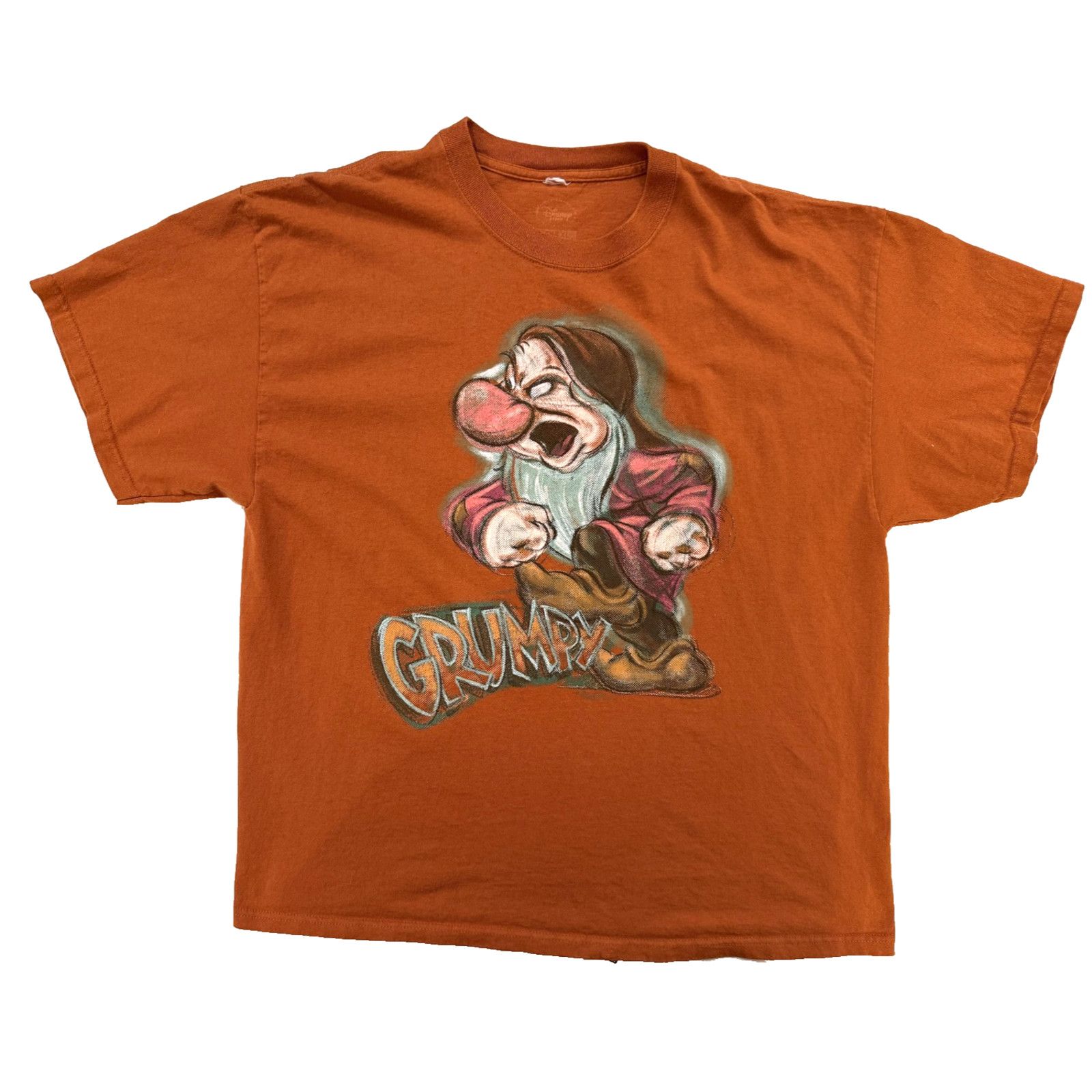 Disney Vintage Disney Grumpy Snow White TShirt Mens XL Cartoon 90s Size US XL / EU 56 / 4 - 1 Thumbnail