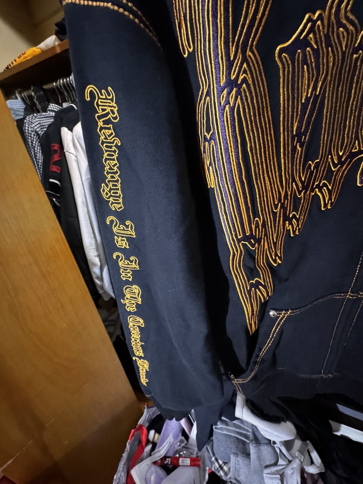 Revenge Revenge Lakers Zip-Up Hoodie Size US M / EU 48-50 / 2 - 3 Thumbnail
