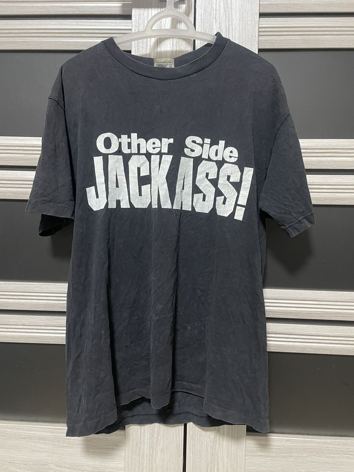 Vintage Vintage 1997 Stone Cold Steve Austin Other Side Jackaas Tee Size US L / EU 52-54 / 3 - 2 Thumbnail
