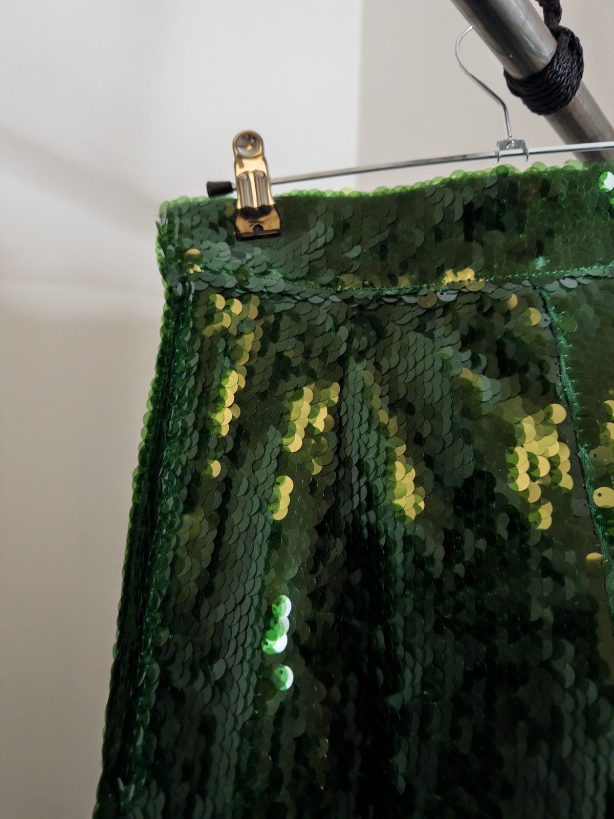 Gucci La Veste x Gucci Vault Green Sequin Pants – Limited Edition Size 26" / US 2 / IT 38 - 8 Thumbnail