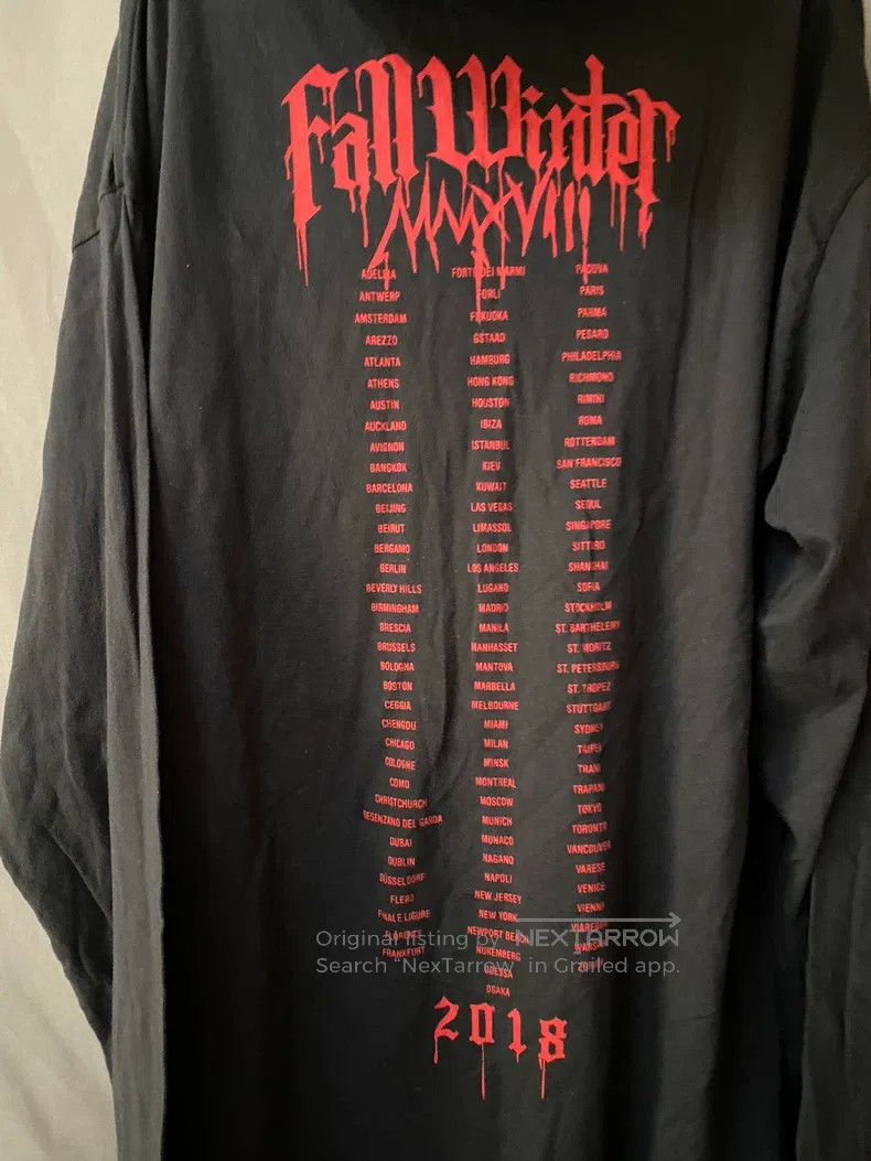 Vetements Vetements Blood Drop Son Vajra Thin Hoodie Size US S / EU 44-46 / 1 - 4 Thumbnail