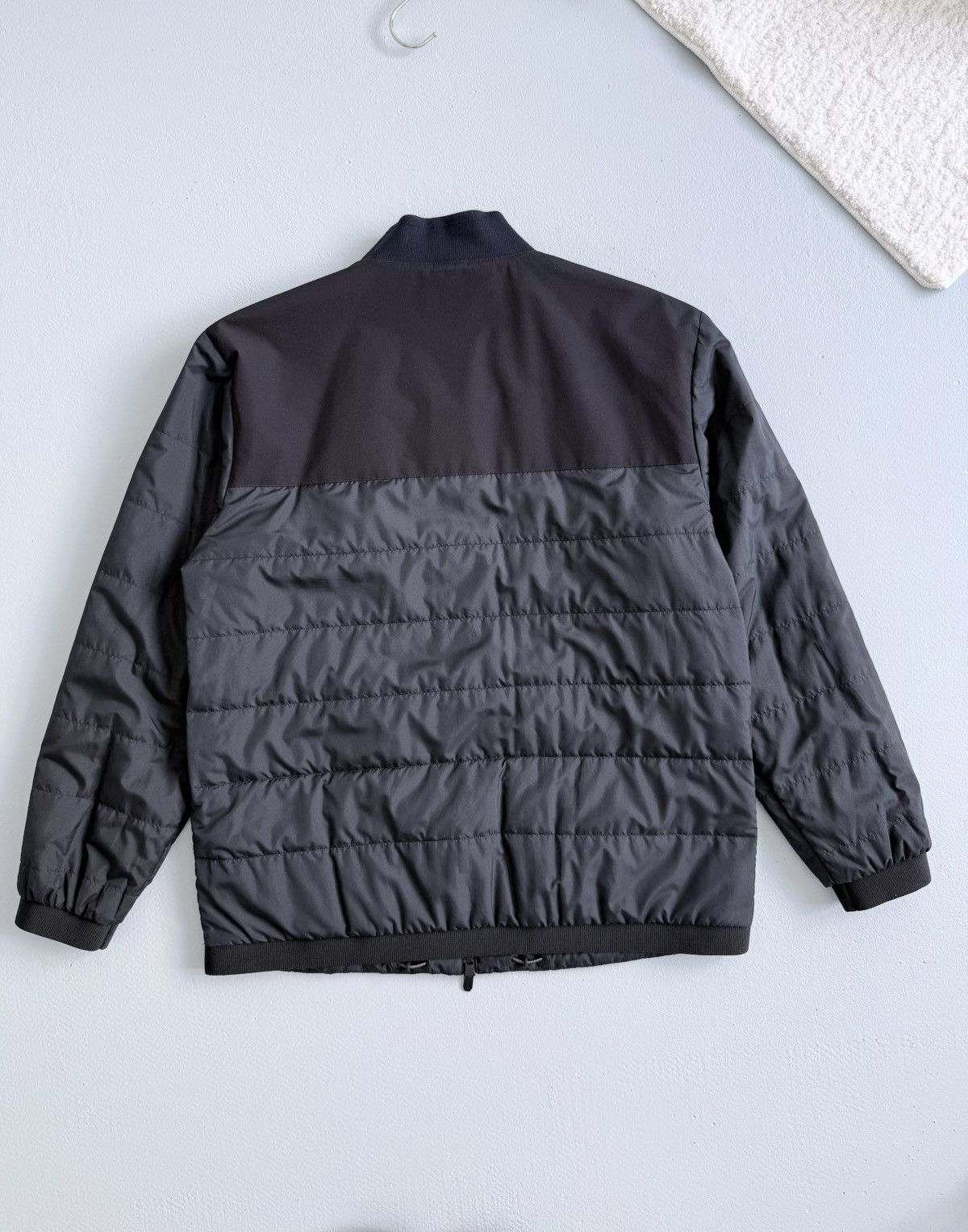 Ermenegildo Zegna ZEGNA Quilted Bomber Jacket Dark Navy Full Zip XL Size US XL / EU 56 / 4 - 8 Thumbnail