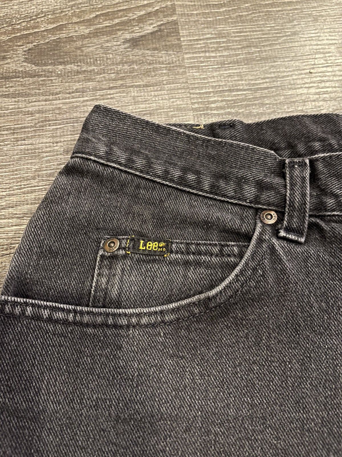 Lee × Vintage Crazy Vintage Relaxed Lee Black Jeans Size US 33 - 2 Thumbnail
