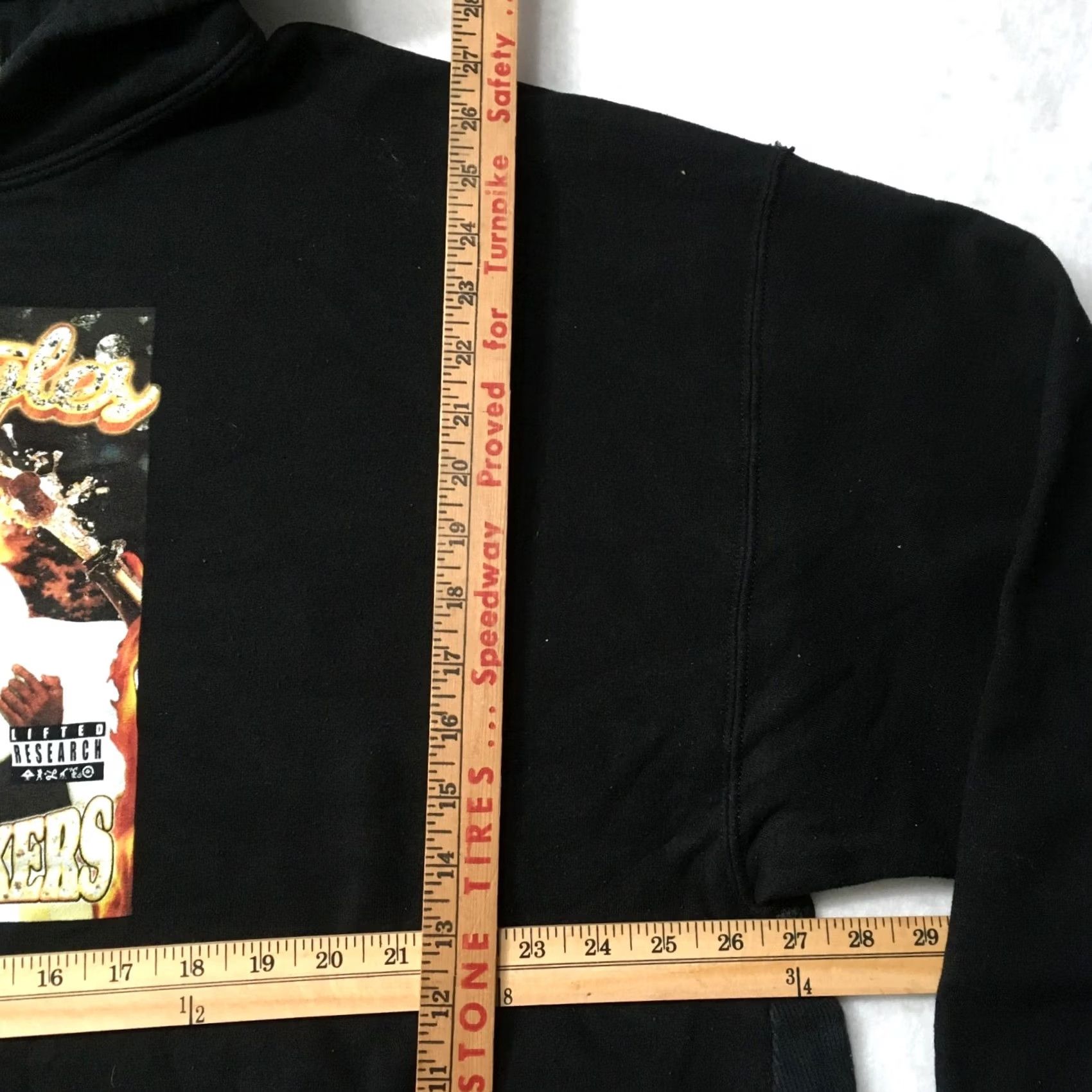 Vintage Lifted Research Hoodie Sweatshirt Black 2XL XXL Mens Hip Hop Size US XXL / EU 58 / 5 - 6 Thumbnail