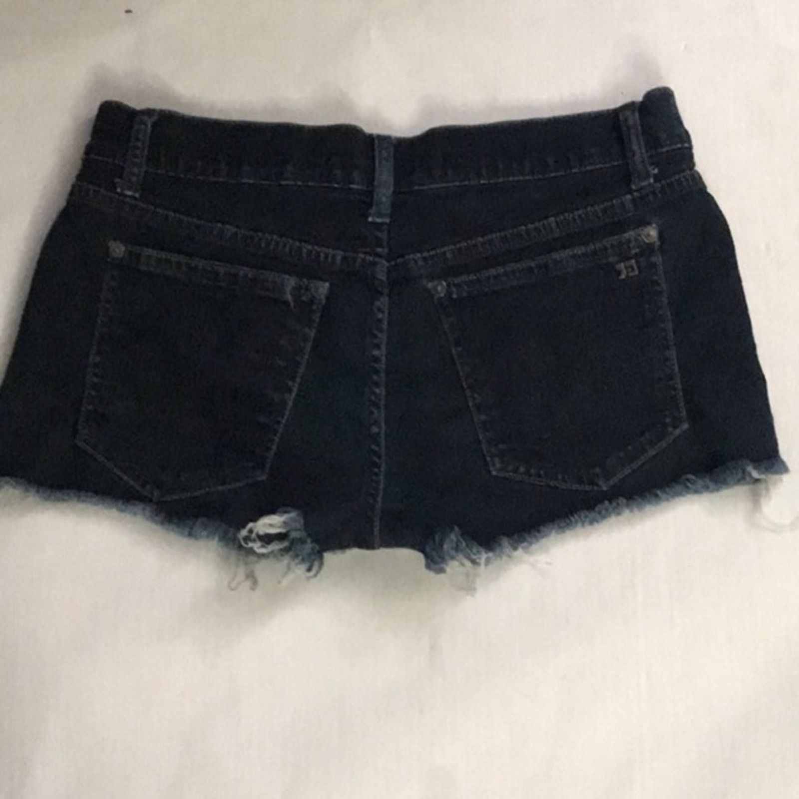 Joe's Joe's Jeans Esther Wash Raw Hem Denim Shorts 27 Size 27" / US 4 / IT 40 - 2 Thumbnail