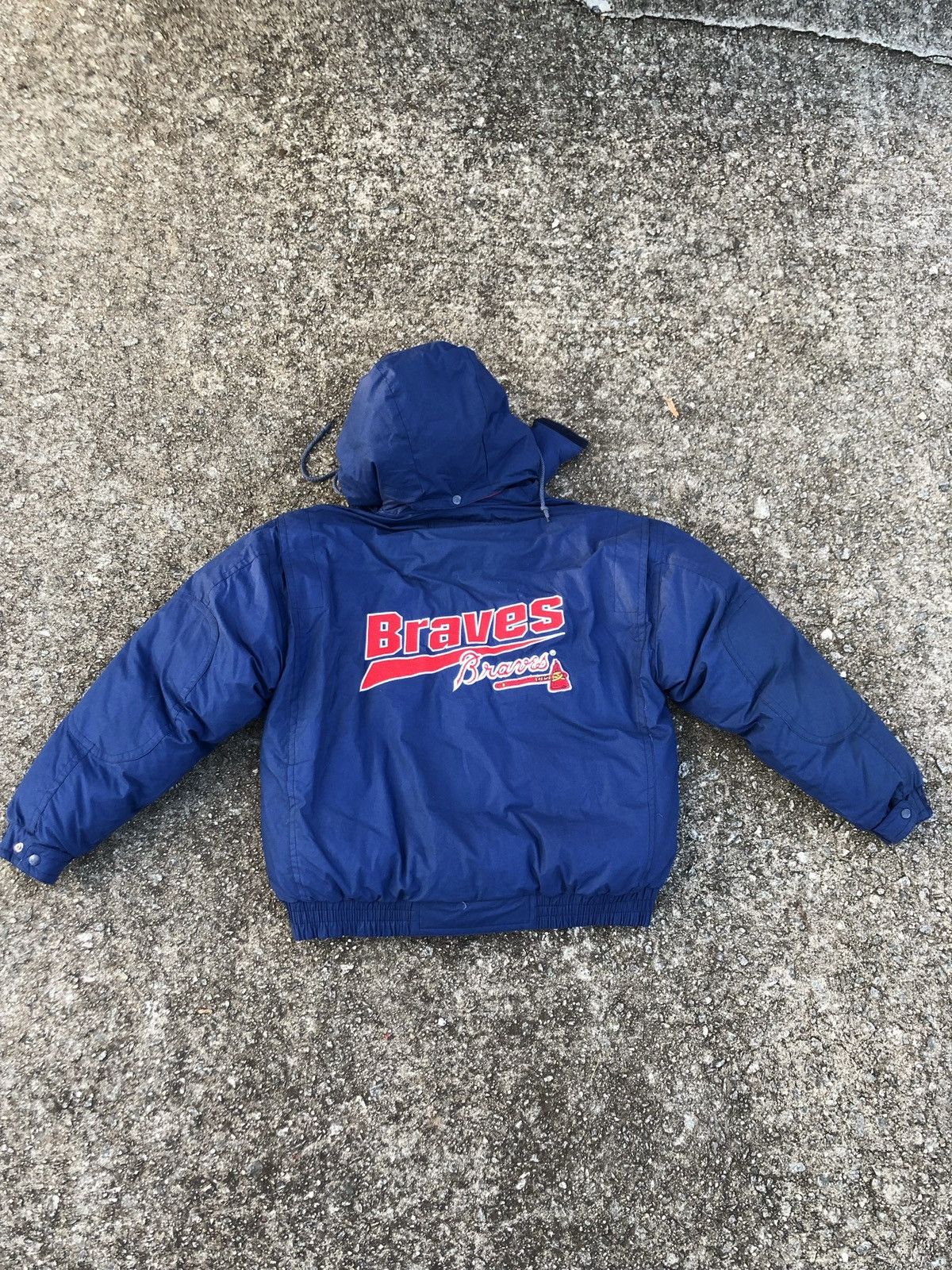 Vintage Atlanta Braves Coat Size US L / EU 52-54 / 3 - 1 Thumbnail