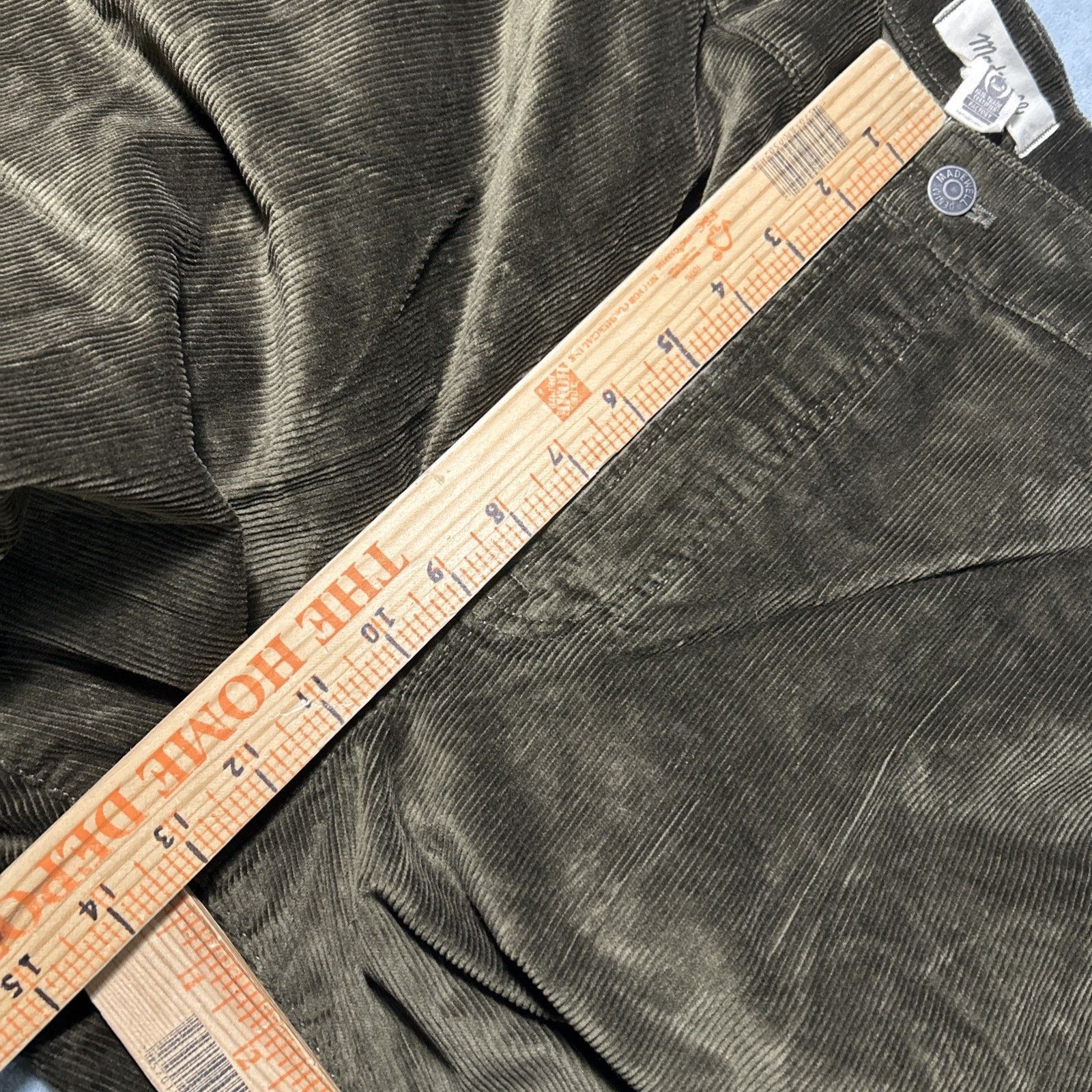 Madewell Corduroy Beyond Baggy Pants Womens 28w 52x28 Super Bagi Wide Size 38" / US 16 / IT 52 - 12 Thumbnail