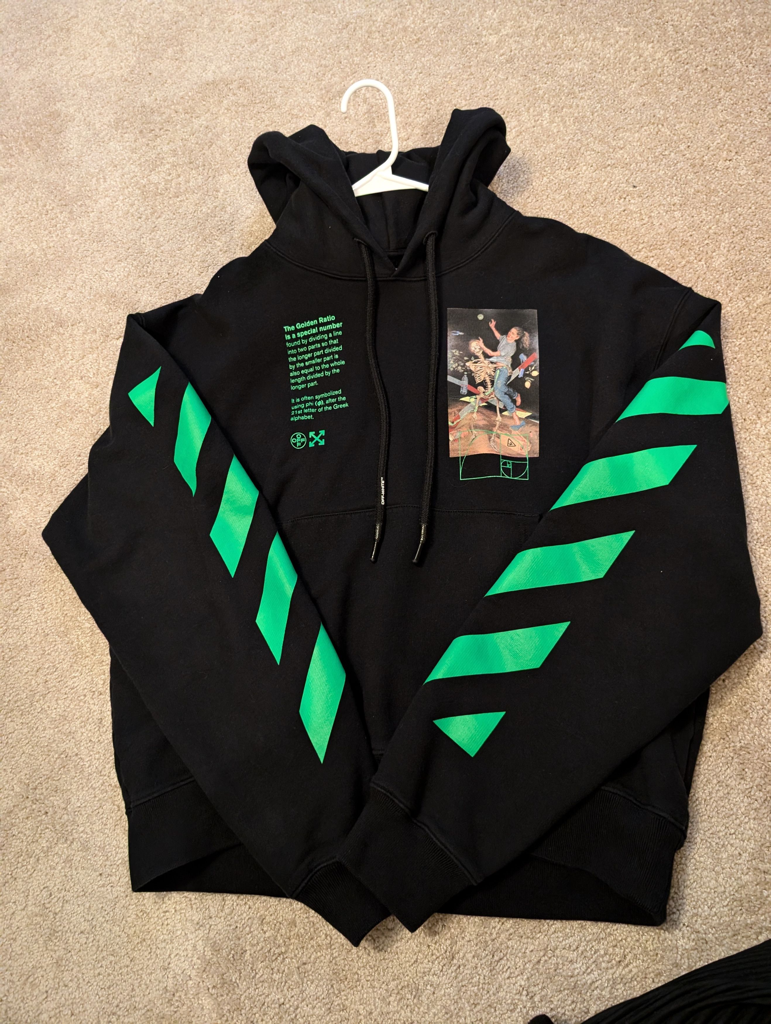 Off-White Off white pascal painting golden ratio hoodie | Grailed