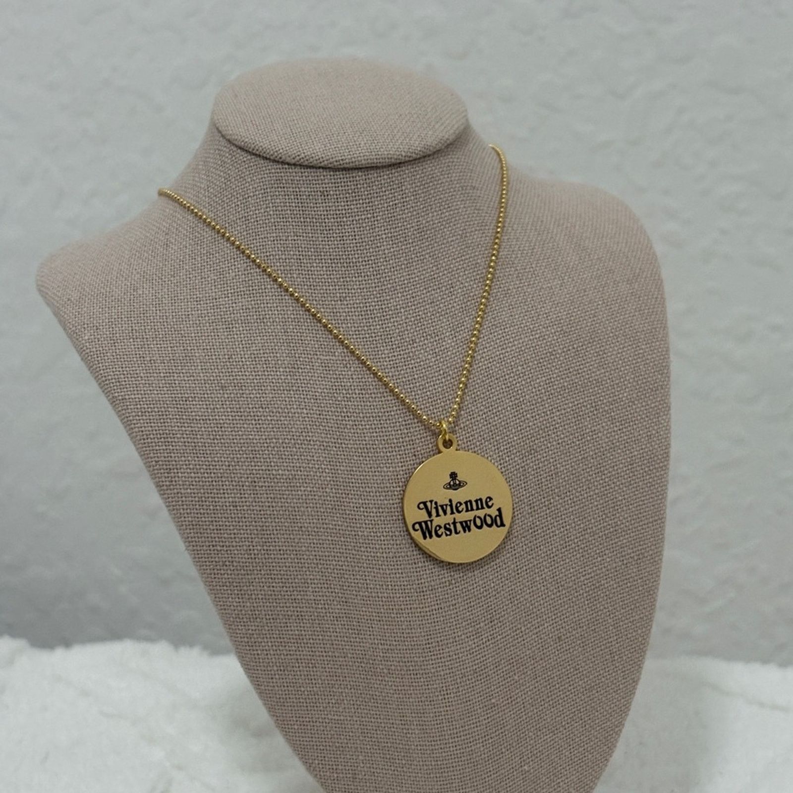 Vivienne Westwood Vivienne Westwood Logo Pendant Necklace 18K gold-plated Size ONE SIZE - 5 Thumbnail