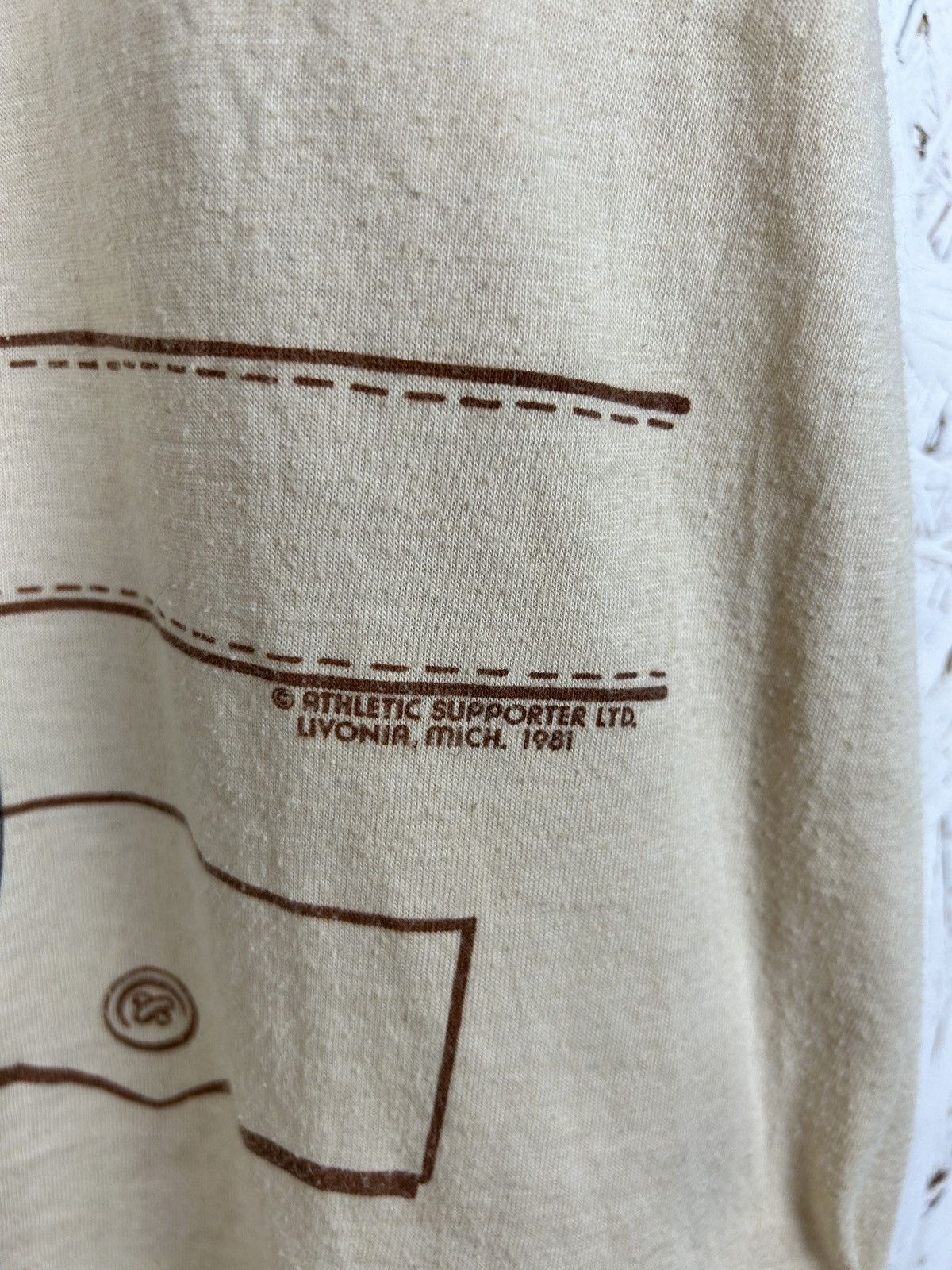 Vintage 80s Vintage 1981 Japanese Gengiskhan Camera Promo T-Shirt Size US M / EU 48-50 / 2 - 3 Thumbnail