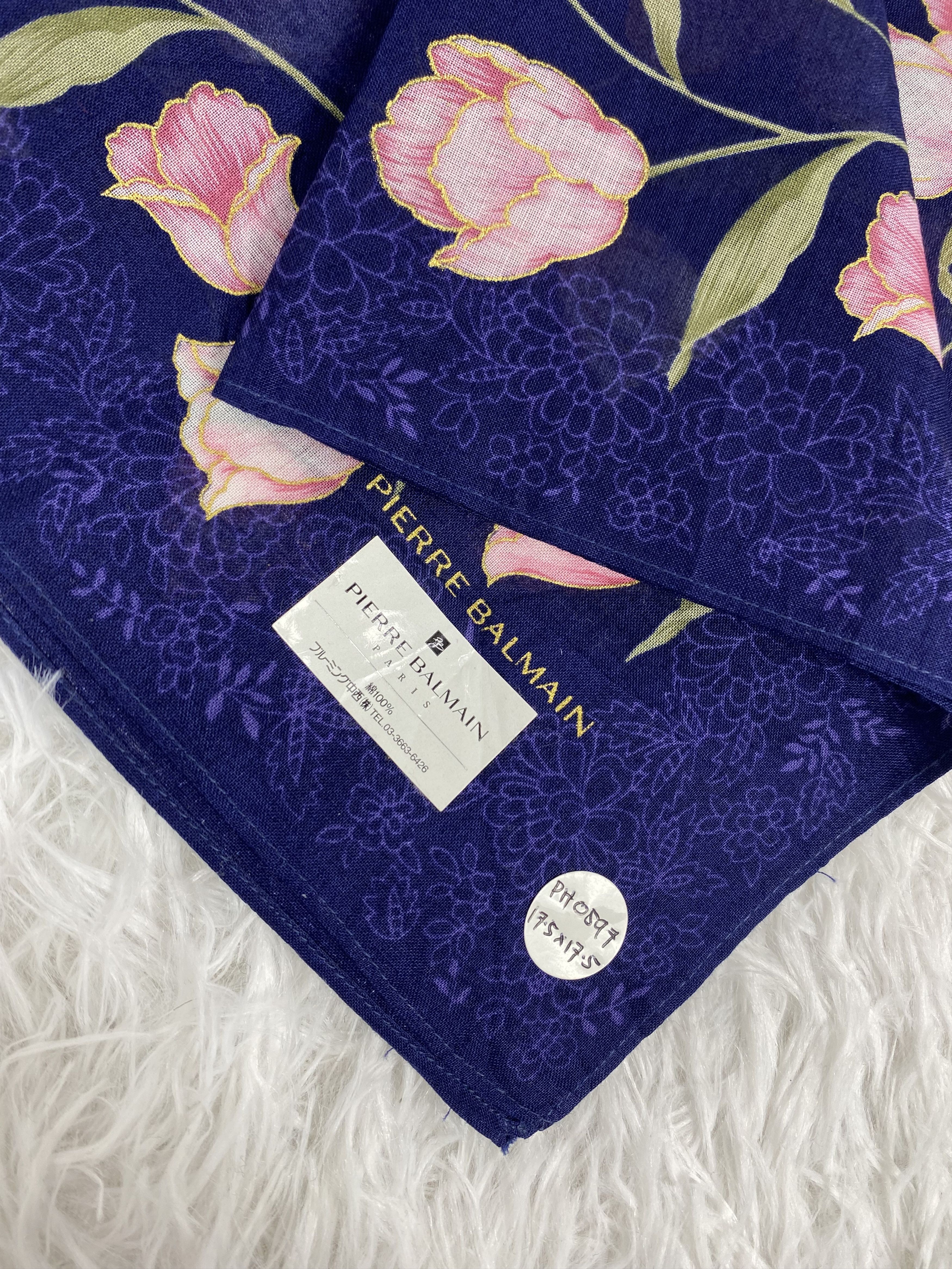 Pierre Balmain Vintage Pierre Balmain Handkerchief Neckerchief PH0597 Size ONE SIZE - 2 Thumbnail