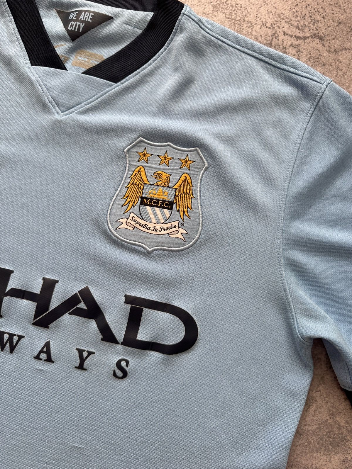 Nike Nike 2014 Football Soccer Manchester City Home Jersey Size US M / EU 48-50 / 2 - 5 Thumbnail