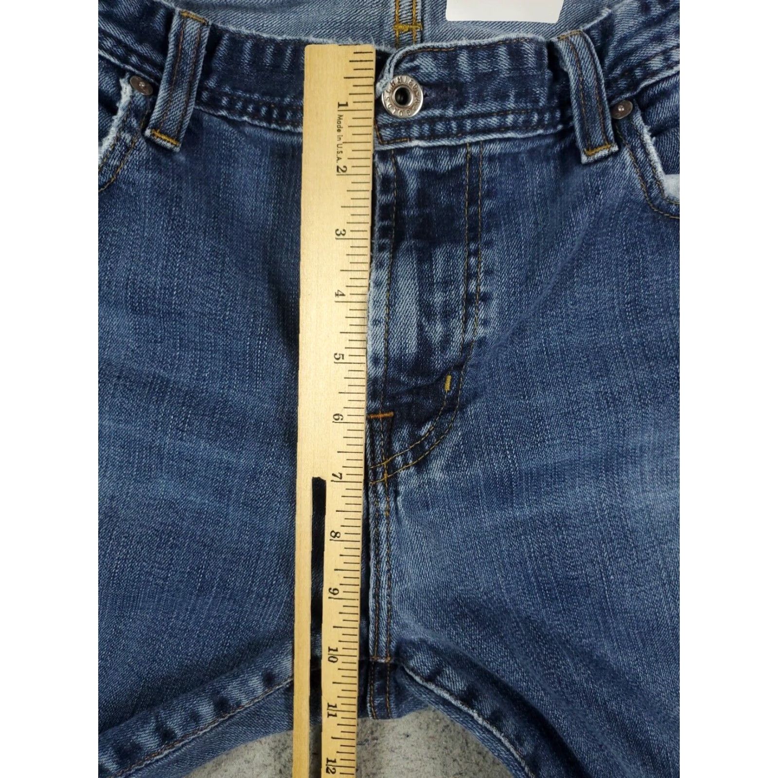 Denime AG Adriano Goldschmied Jeans Mens 38x28 Blue Straight Leg Denim Pants Size US 38 / EU 54 - 3 Thumbnail
