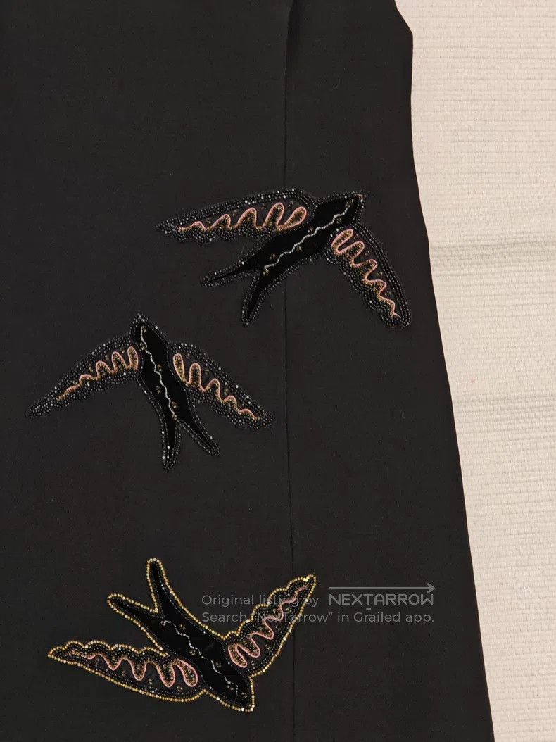 Other Valentino Black bird dress Size S / US 4 / IT 40 - 5 Thumbnail