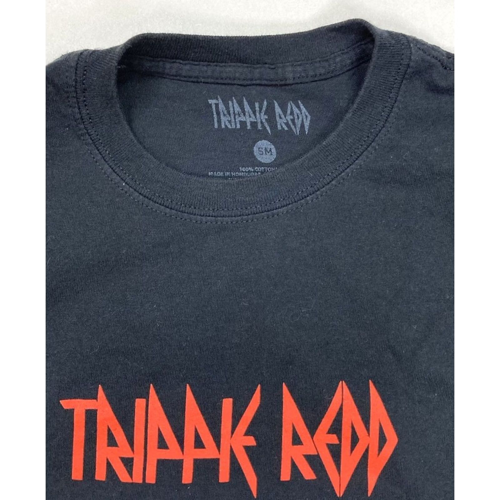 Vintage Trippie Redd T-Shirt Women Small Black Short Sleeve Music Crew Neck Pullover Cotton Casual Street Graphic Shirt Size S / US 4 / IT 40 - 3 Thumbnail