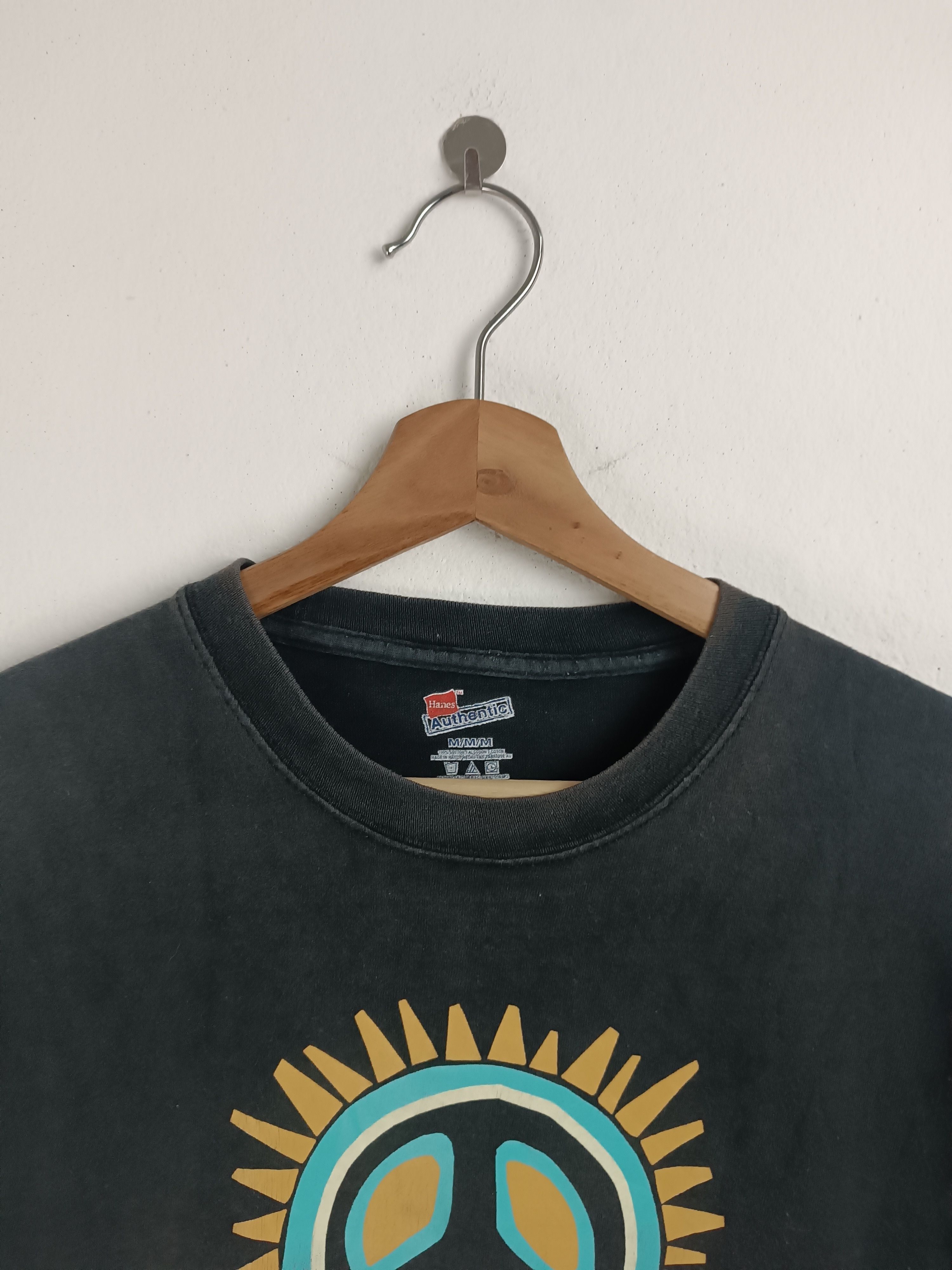 Vintage VINTAGE FADED PEACE LOGO TEE FREEDOM WOODSTOCK VERY RARE Size US M / EU 48-50 / 2 - 10 Thumbnail