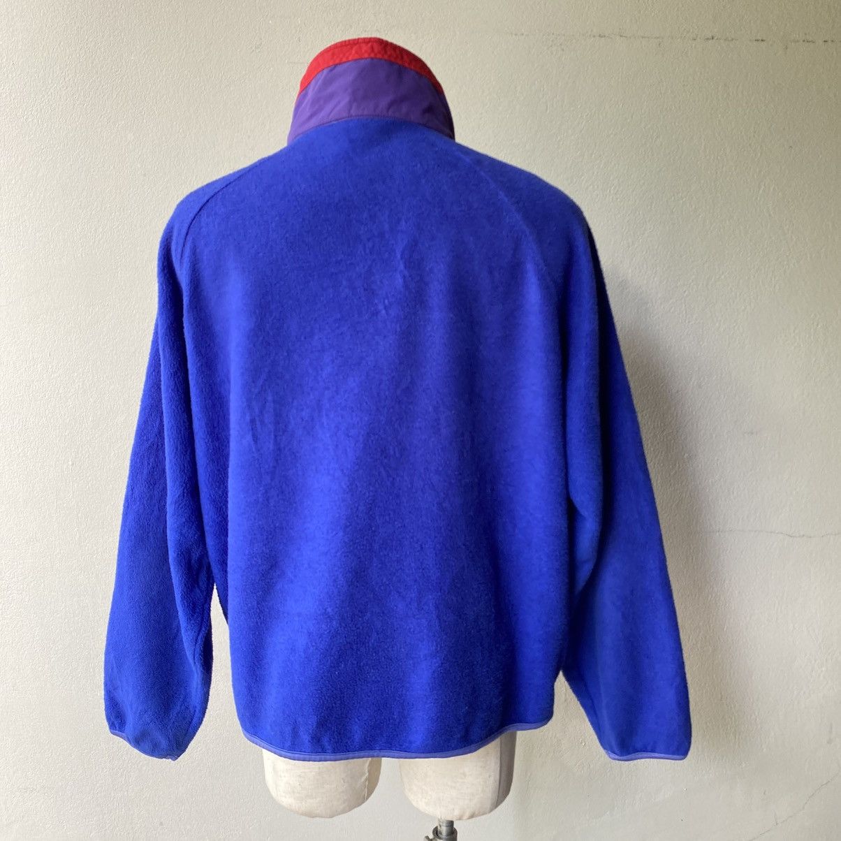 Designer × Woolrich Woolen Mills Woolrich Blue Fleece Jacket with Red Trim Size US L / EU 52-54 / 3 - 2 Thumbnail
