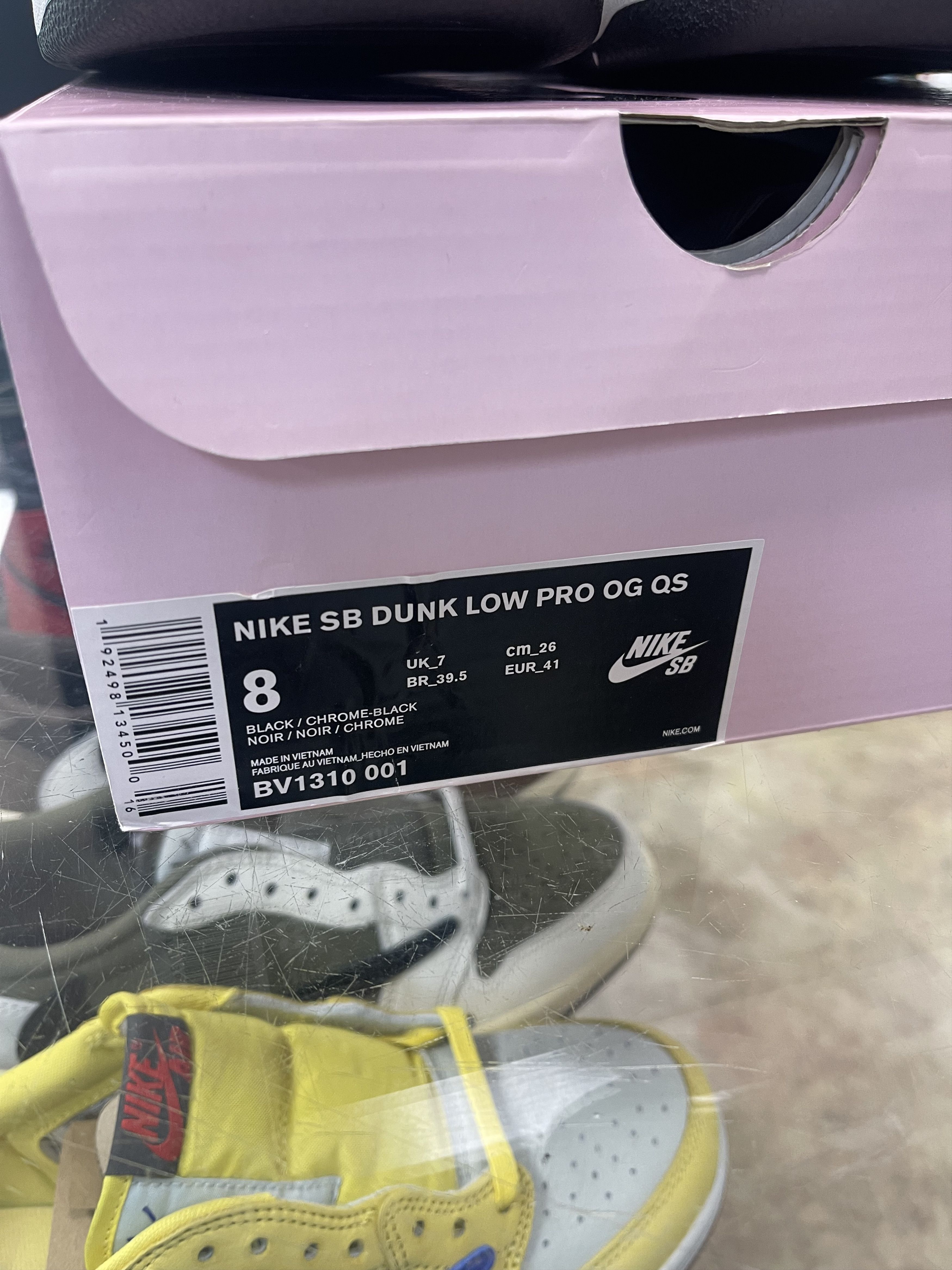 Nike SB Nike SB Dunk Low Diamond Supply Co. Black Diamond Size US 8 / EU 41 - 11 Thumbnail