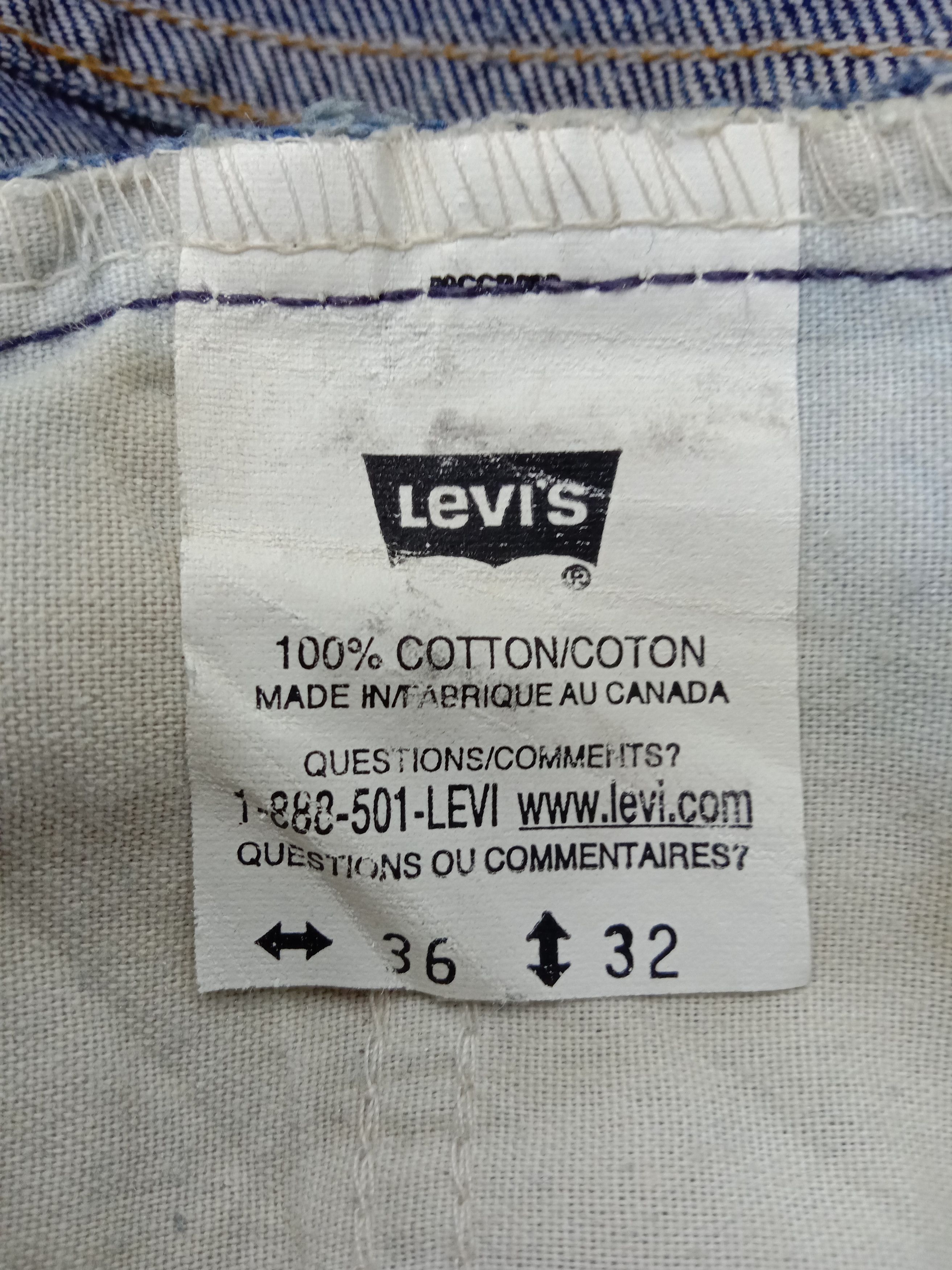 Levi's Vintage Levi's 506 Orange Tab Jeans Faded Blue Denim Size US 34 / EU 50 - 12 Thumbnail