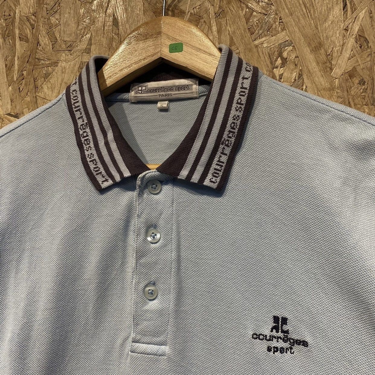 Courreges Vintage Courreges Sport Polo Long Sleeve Size US S / EU 44-46 / 1 - 3 Thumbnail