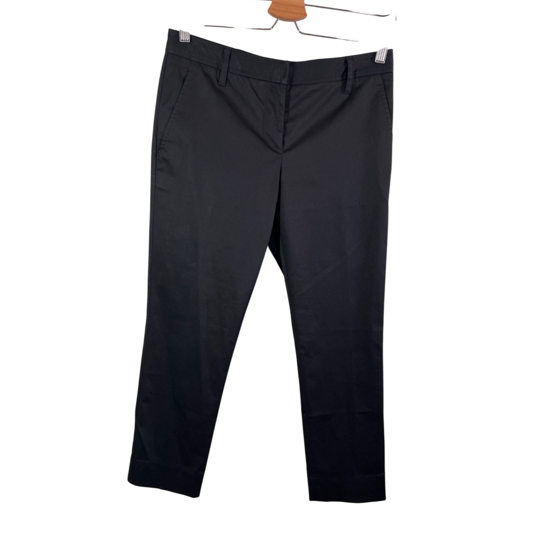 Miu Miu Miu Miu Black Slim Fit Cropped Dress Pants Size 38 Size 30" / US 8 / IT 44 - 1 Thumbnail