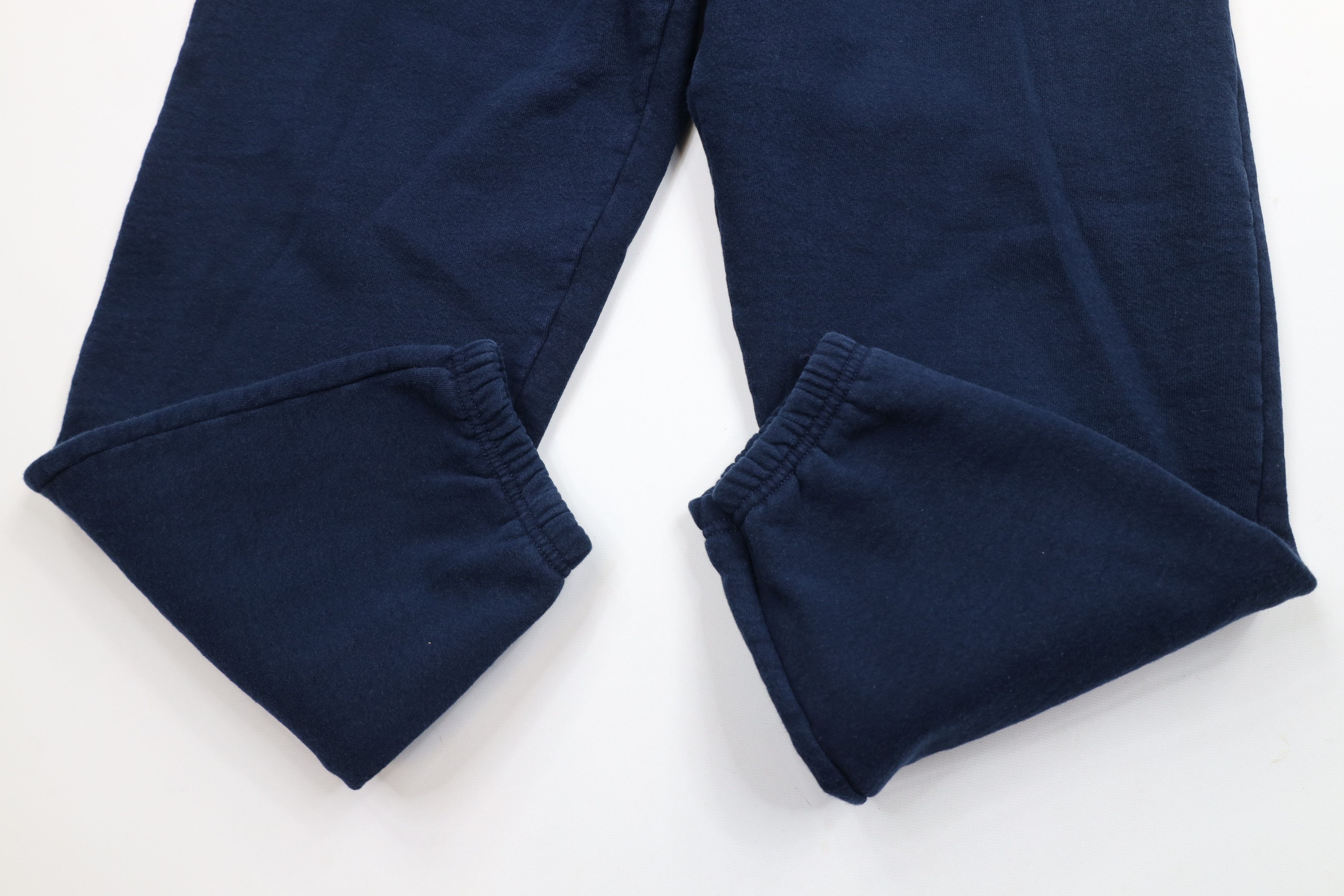 Vintage Vintage 90s Streetwear Heavyweight Sweatpants Joggers Navy Size US 36 / EU 52 - 5 Thumbnail