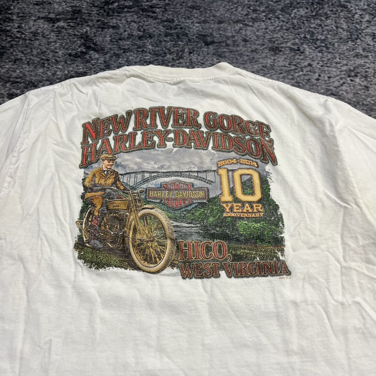 Harley Davidson HARLEY DAVIDSON VINTAGE 2015 SKULL GRUNGE BIKER T SHIRT Size US L / EU 52-54 / 3 - 10 Thumbnail