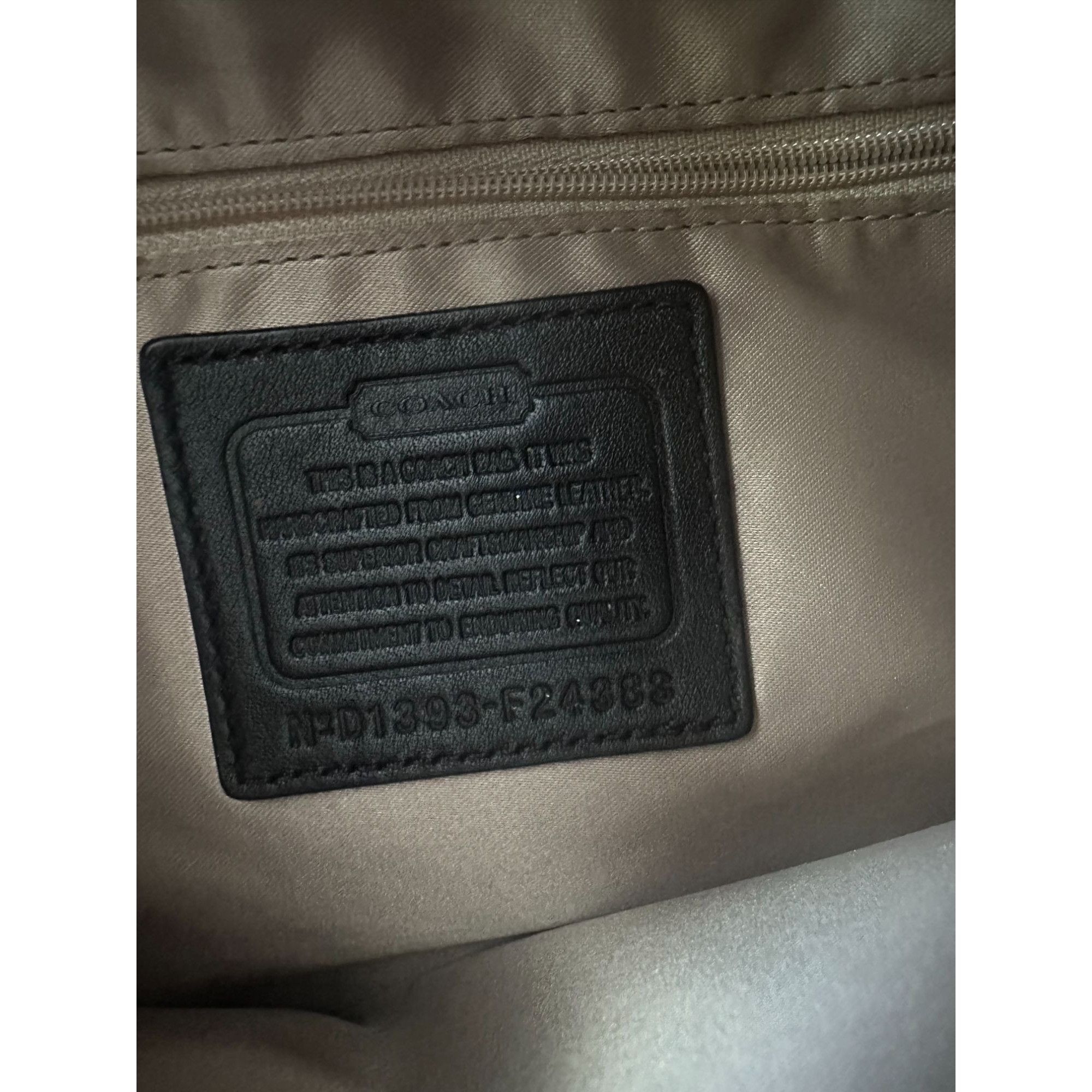 Coach COACH F24383 beige/brown PARK PYTHON HOBO Size ONE SIZE - 4 Thumbnail