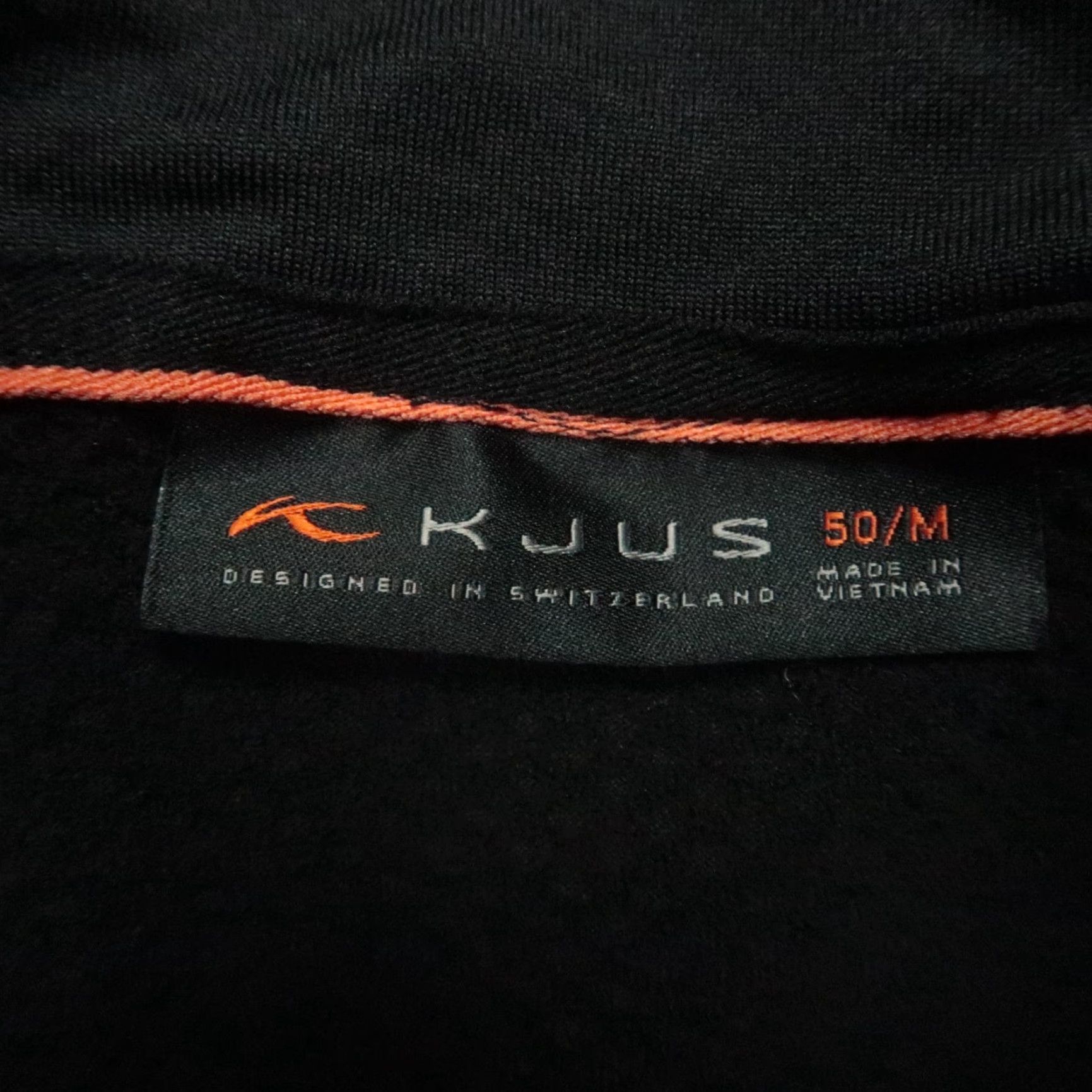 KJUS KJUS Pullover Mens M Black Murray Half Zip Performance Golf Midlayer Shirt Size US M / EU 48-50 / 2 - 3 Thumbnail
