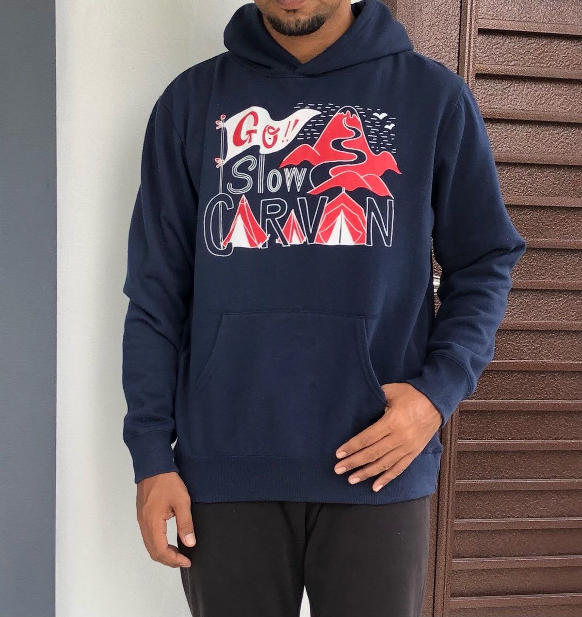 go slow caravan Go Slow Caravan Graphic Printed Sweatshirts With Hoodie Size US L / EU 52-54 / 3 - 1 Thumbnail