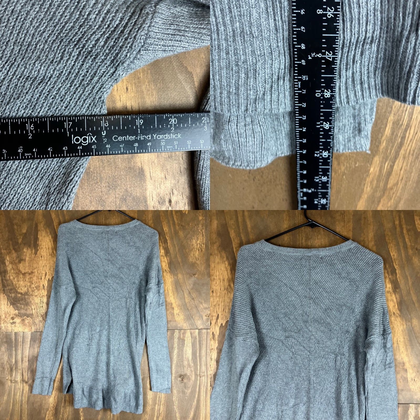 Banana Republic Banana Republic Womens Sweater Gray Round Neck Long Sleeve S Knit Pullover Casual Workwear Professional Minimalist 90s? Size S / US 4 / IT 40 - 8 Thumbnail
