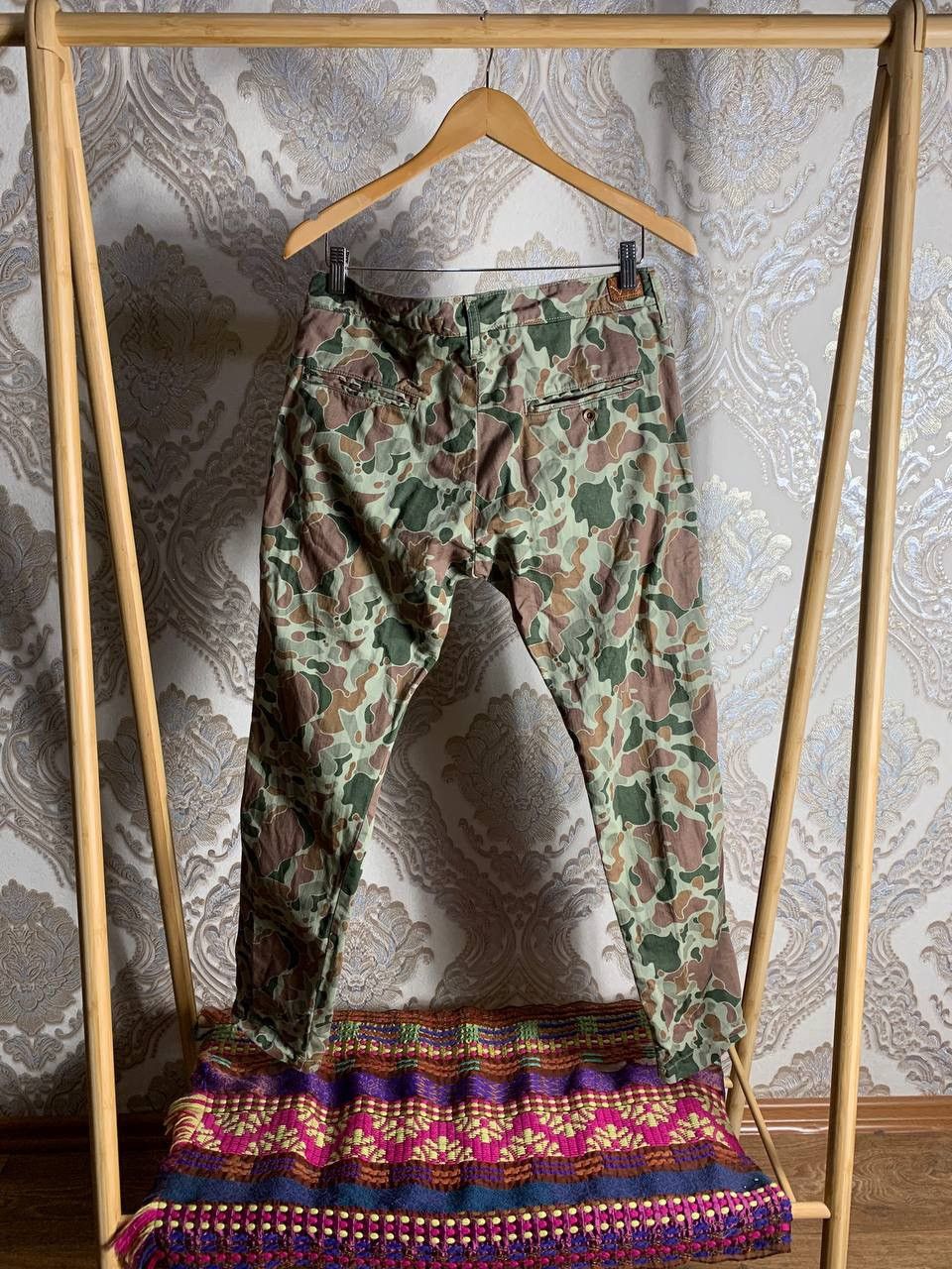 Edwin VINTAGE EDWIN CAMO DESIGNER PANTS JAPANESE BRAND Y2K 90s SK8 Size US 32 / EU 48 - 15 Thumbnail