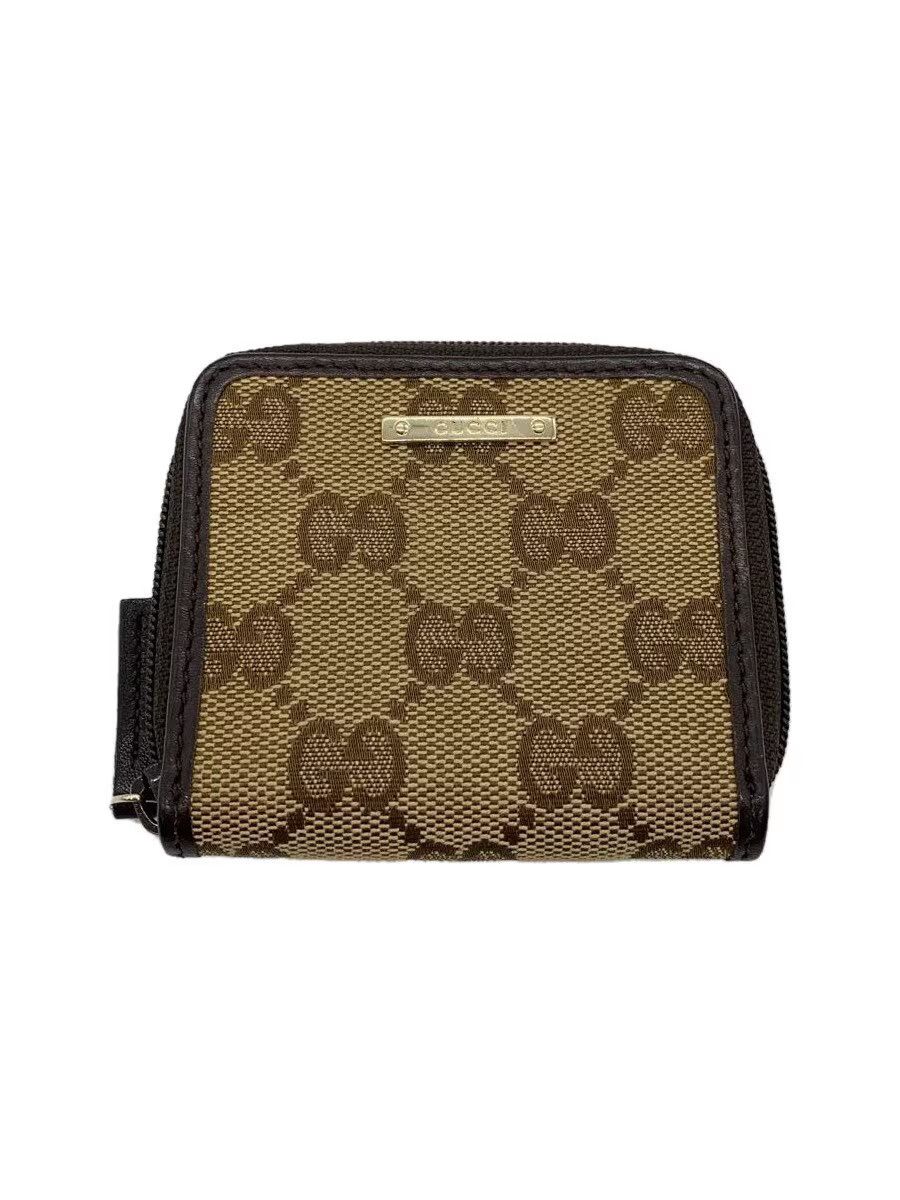 Gucci Gucci GG Canvas Coin Case Brown Size ONE SIZE - 1 Thumbnail