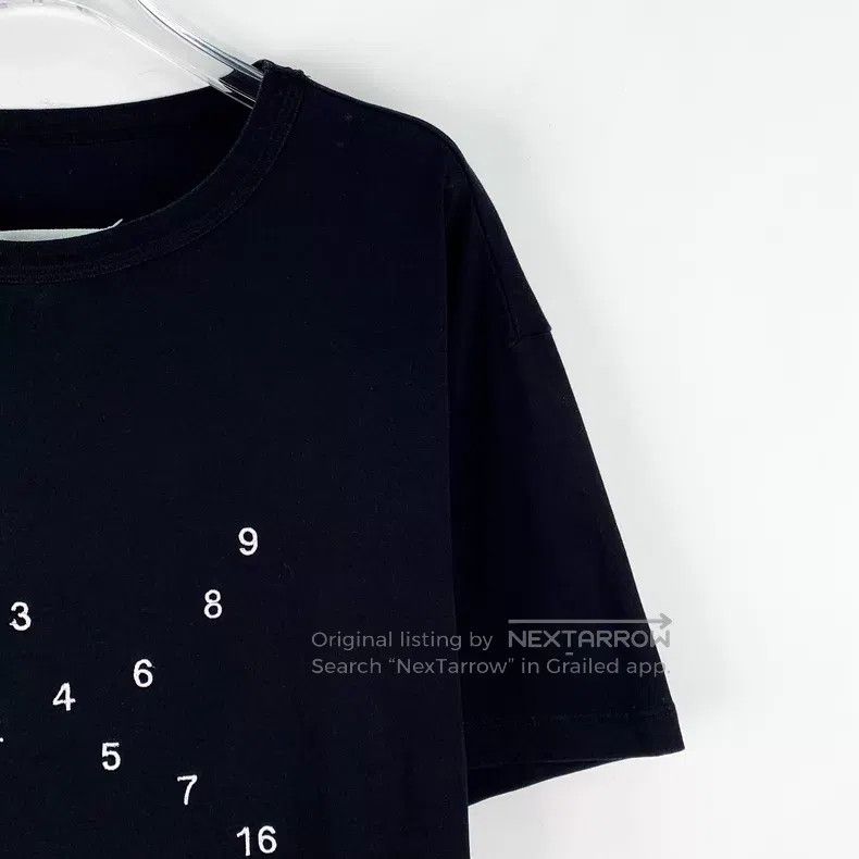 Maison Margiela Maison Margiela Black logo letter print cotton round-neck Size US XL / EU 56 / 4 - 3 Thumbnail