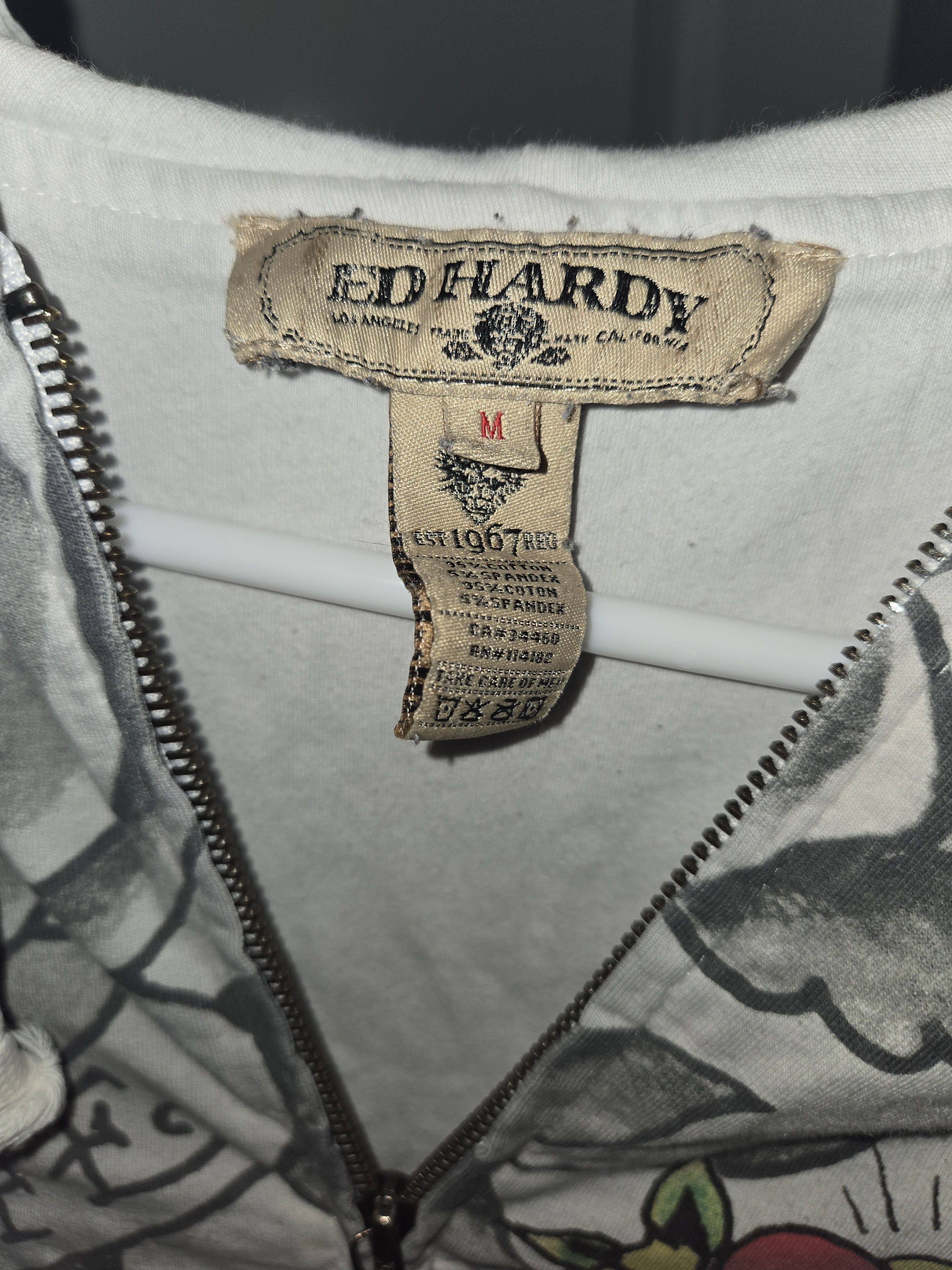 Christian Audigier × Ed Hardy Vintage Ed Hardy Zipup hoodie Size M / US 6-8 / IT 42-44 - 4 Thumbnail
