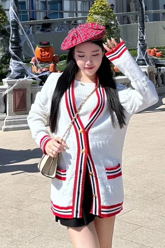 Gucci Gucci White Double G All Over Wool Knit Cardigan Size S Size S / US 4 / IT 40 - 9 Thumbnail