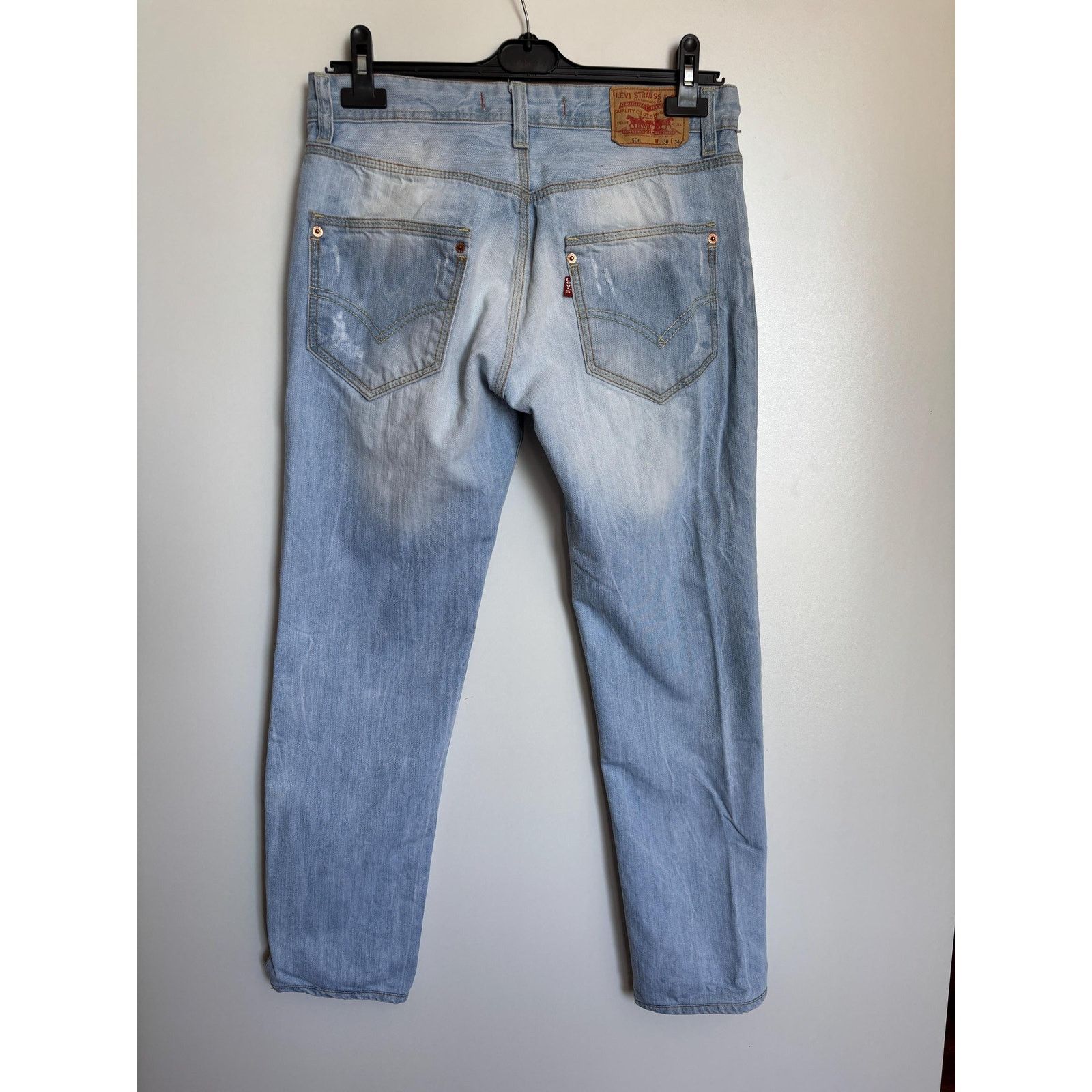 Levi's Levi's 510 W30 L34 USA 90s Light Wash Button Fly Jeans Size US 30 / EU 46 - 7 Thumbnail
