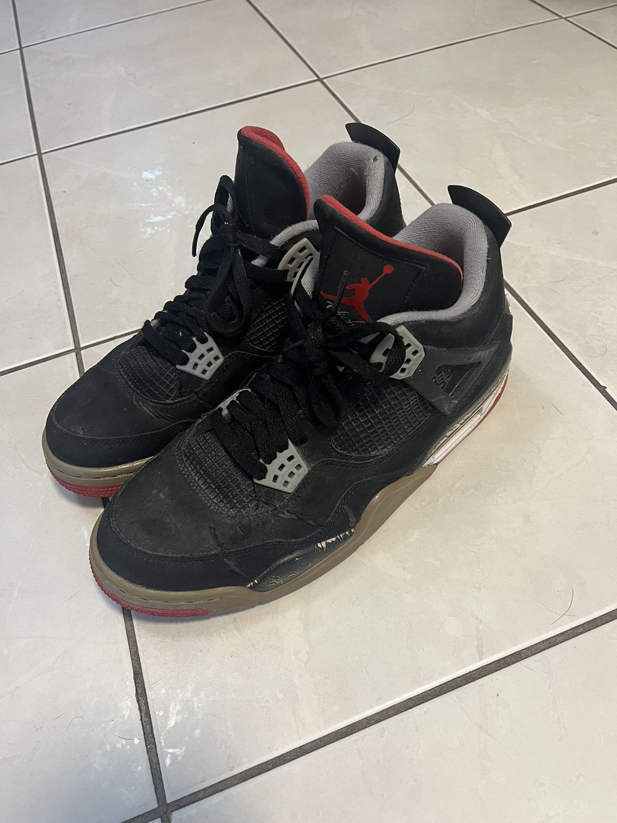 Jordan Brand Retro Bred Jordan 4s 2012 Size 10 Size US 10 / EU 43 - 9 Thumbnail