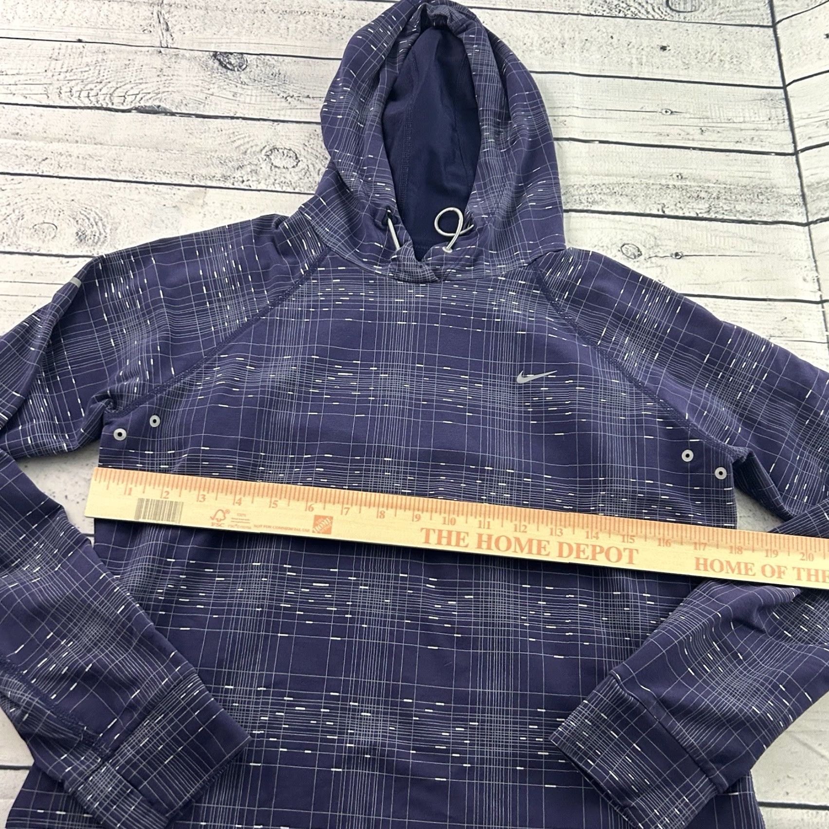 Nike Nike Dri-Fit Vented Hoodie Running Jacket Women’s Large Purple Athletic Jacket Hooded Size L / US 10 / IT 46 - 3 Thumbnail