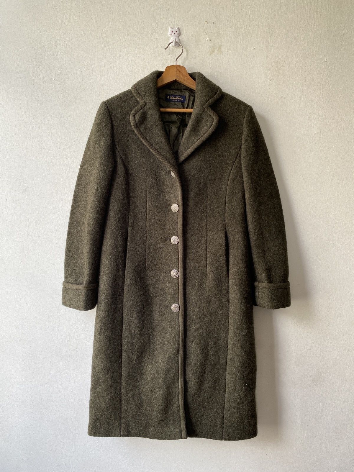 Brooks Brothers Brooks Brother Wool Long Jacket Size M / US 6-8 / IT 42-44 - 3 Thumbnail