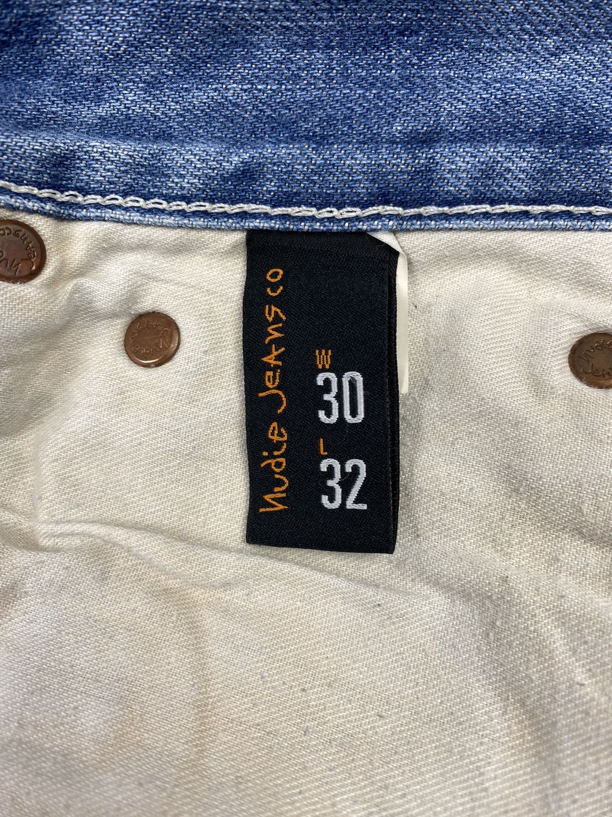 Nudie Jeans Nudie Jeans Big Bengt Used Seagreen Cropped Denim Pants Size US 30 / EU 46 - 14 Thumbnail