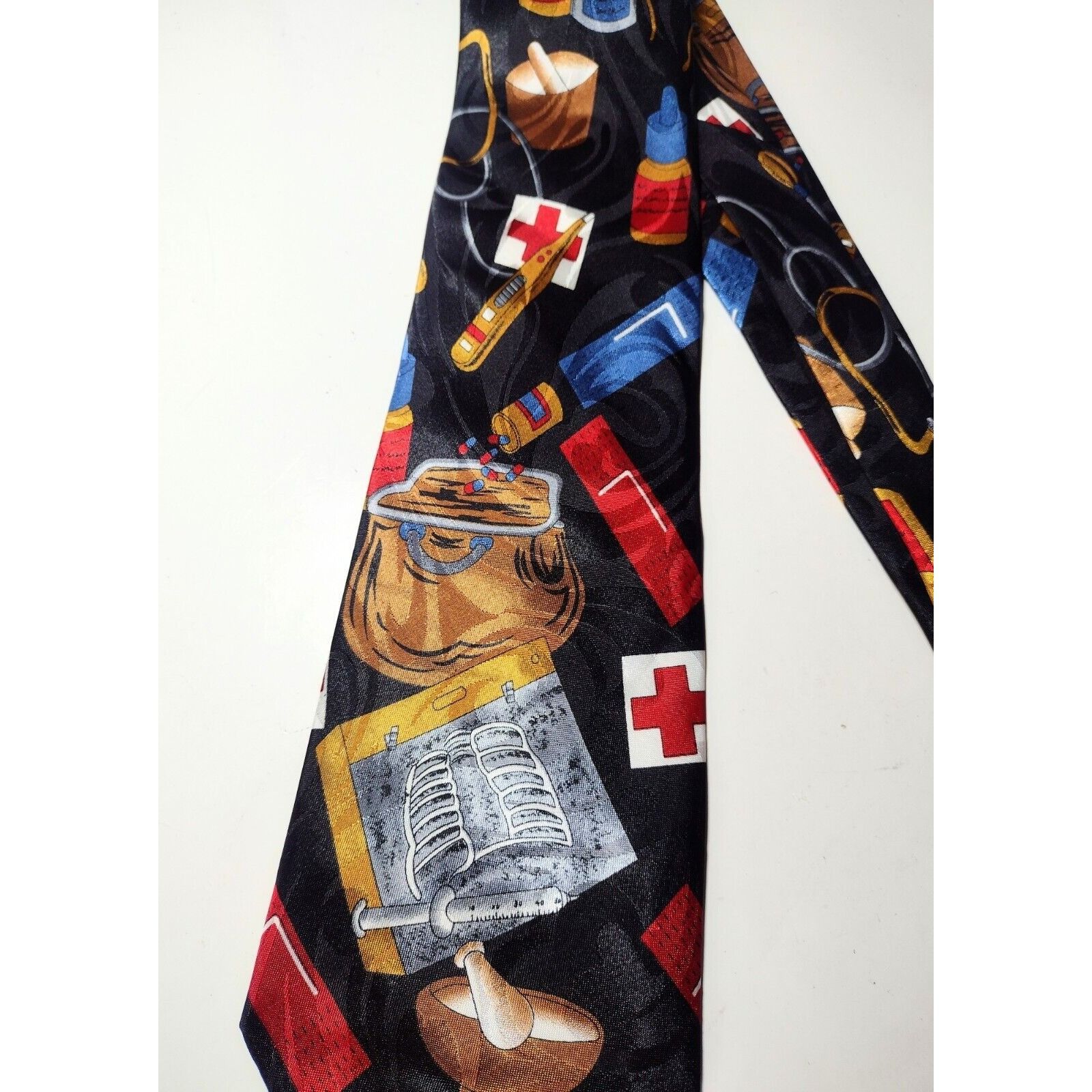 Vintage Steven Harris Medical Supplies Satin Tie Vintage Textured Sw Size ONE SIZE - 2 Thumbnail