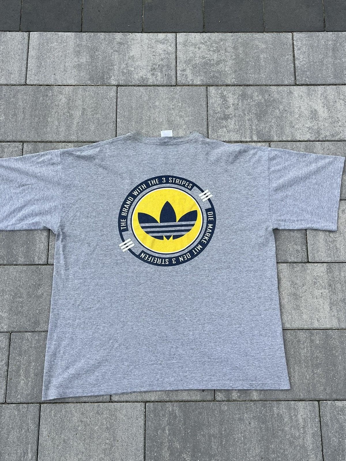 Adidas Vintage Adidas Tee 90’s Grey Size US XXL / EU 58 / 5 - 1 Thumbnail