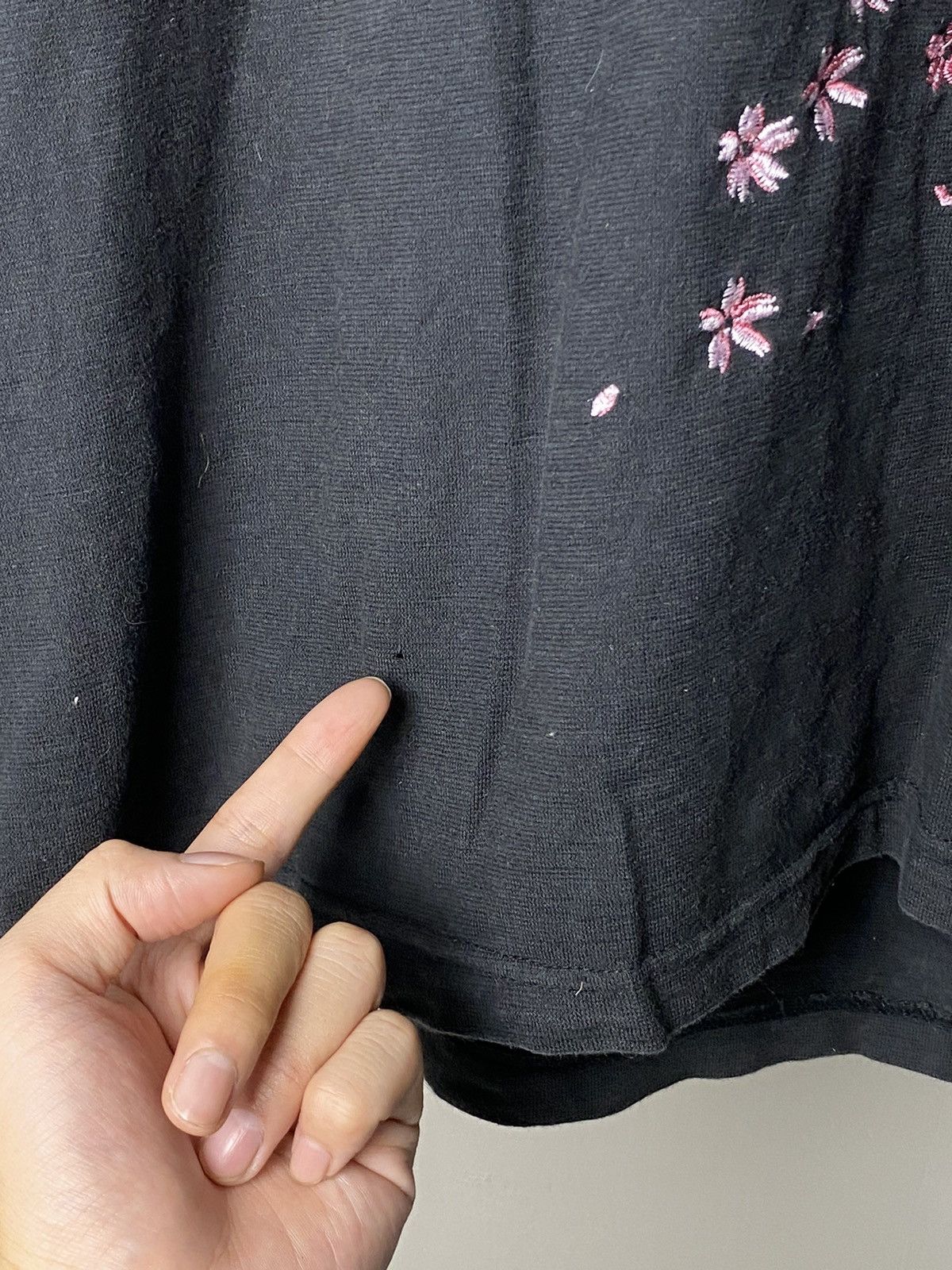 Japanese Brand × Vintage Karakuri Sukajan Sakura Longsleeve Size US L / EU 52-54 / 3 - 13 Thumbnail