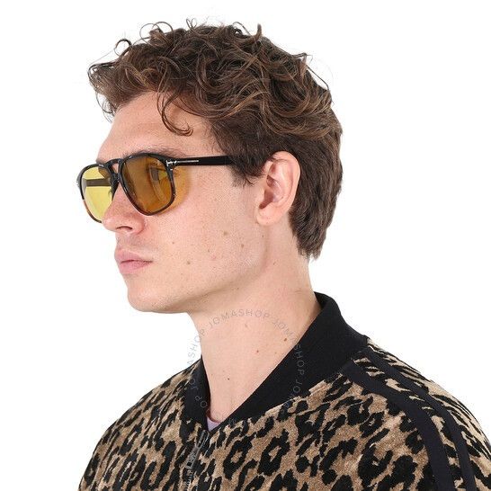 Tom Ford NEW Tom Ford FT1000/S 05E PIERRE-02 Square Unisex Sunglasses Size ONE SIZE - 2 Thumbnail