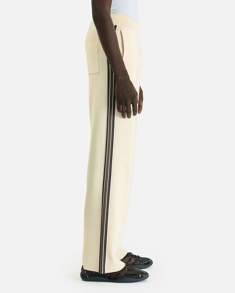 Wales Bonner o1s1v1r1oon0825 Tide Track Pant in White/Ivory Size US 30 / EU 46 - 3 Thumbnail