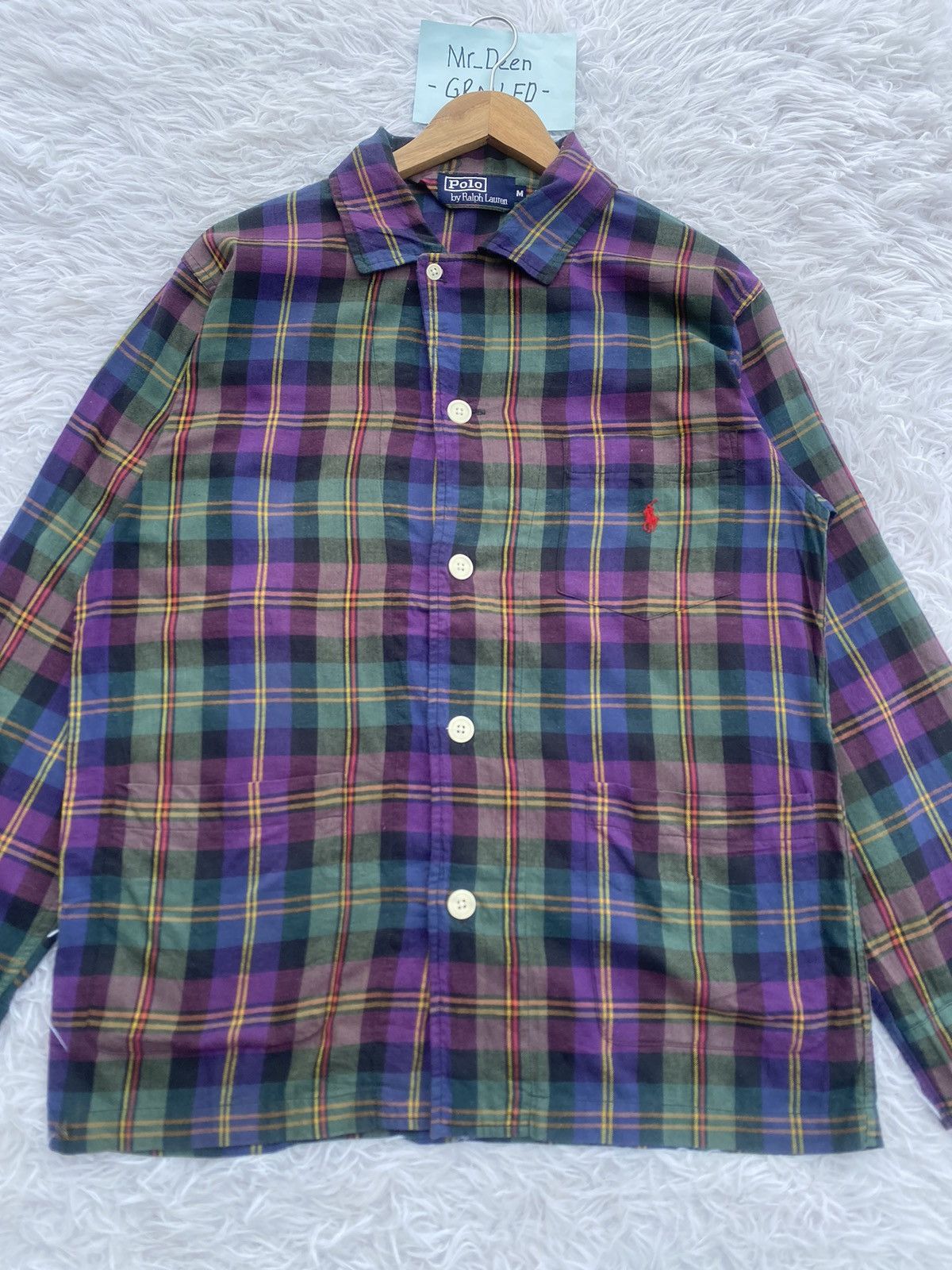 Polo Ralph Lauren Rare Polo Ralph Lauren Checkered Buttons Up Shirt Size US M / EU 48-50 / 2 - 5 Thumbnail