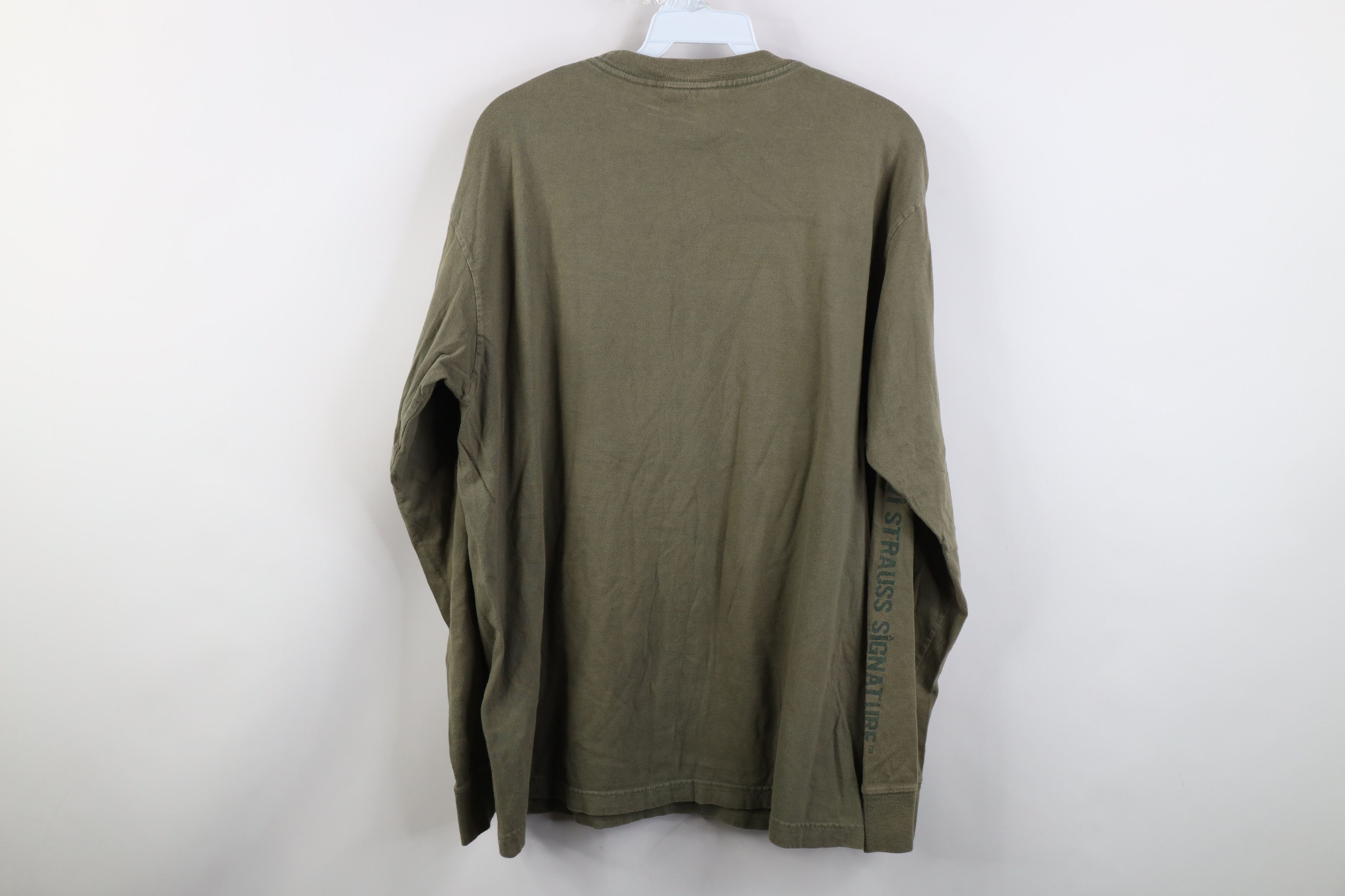 Levi's Vintage Y2K 2003 Levis Metal Guitar Long Sleeve T-Shirt Size US L / EU 52-54 / 3 - 10 Thumbnail