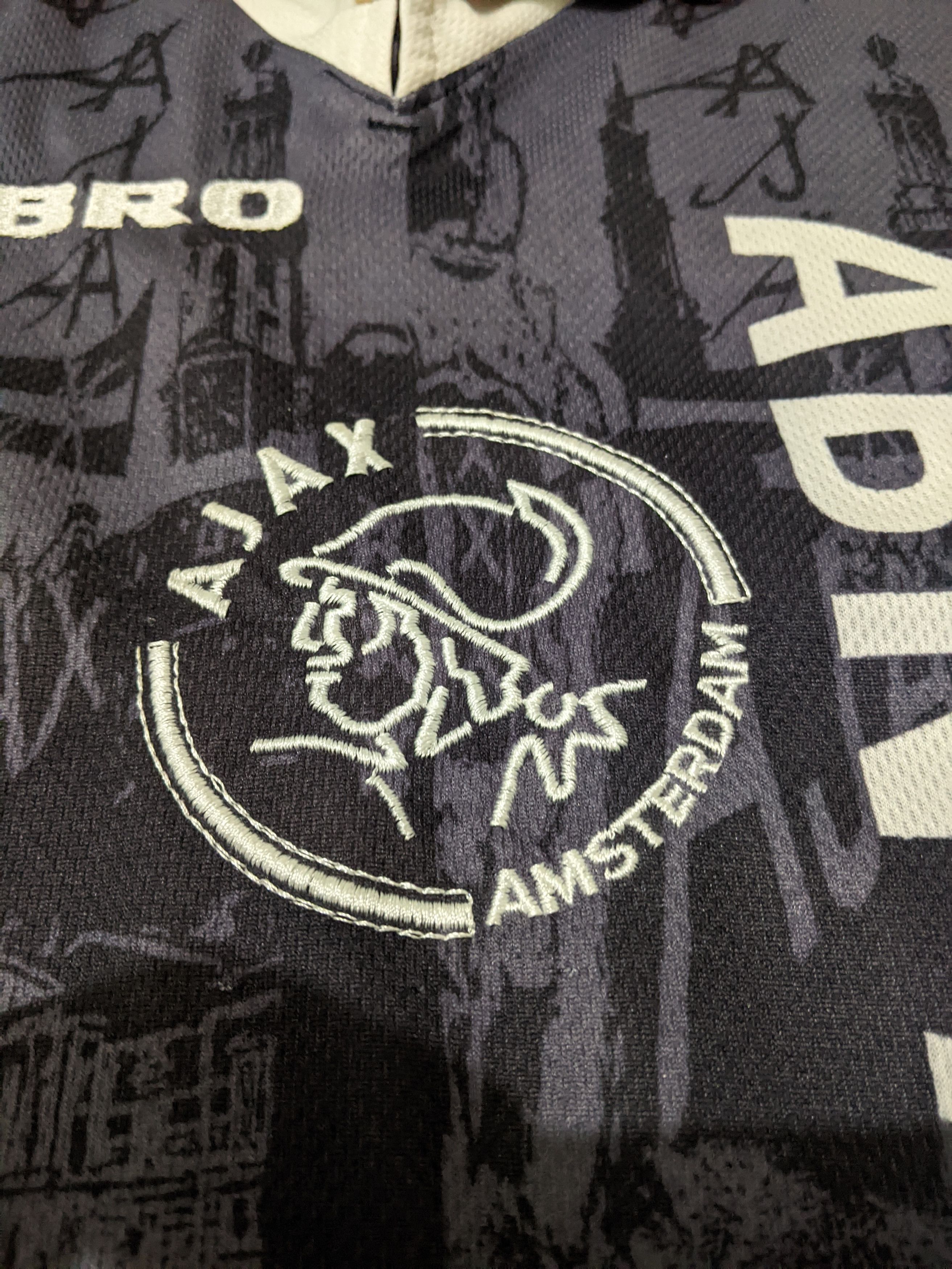 Umbro Jersey Ajax Amsterdam away 96-97 Overmars football shirt Size US XL / EU 56 / 4 - 8 Thumbnail